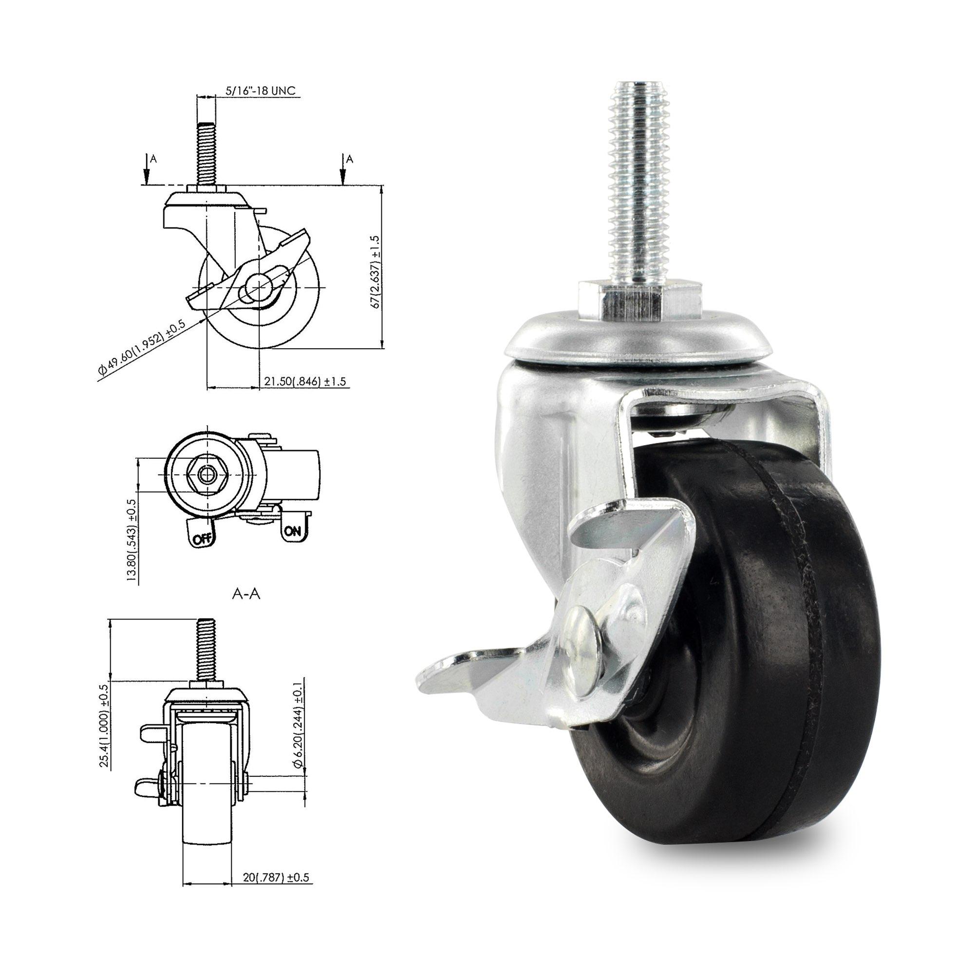 Outwater 3P1.14.00111 casters - View #2