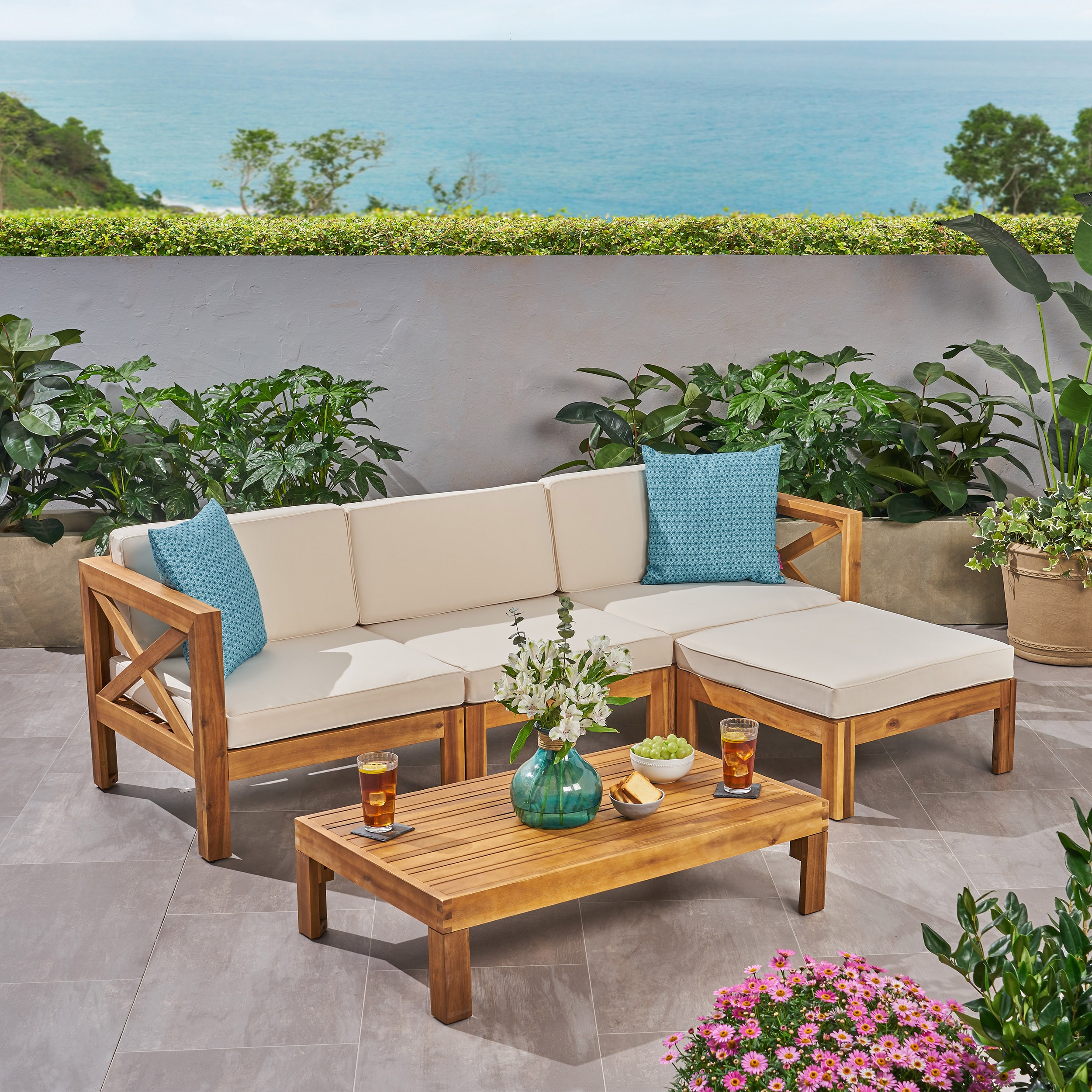 AAZJ JGD-63714BGE Patio-Conversation-Sets - View #2