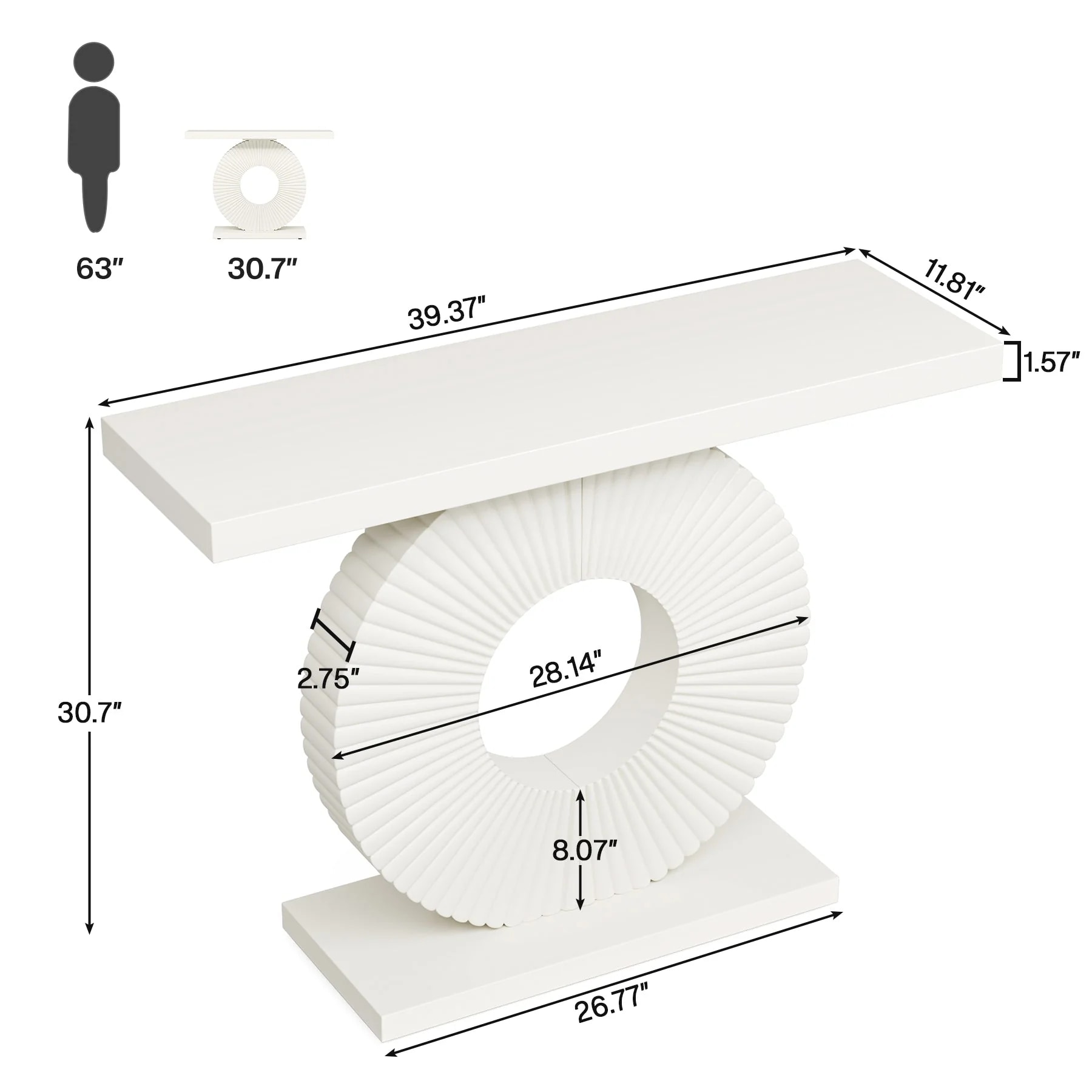 Slickblue D-TB-1237 Console-Sofa-Tables - View #3