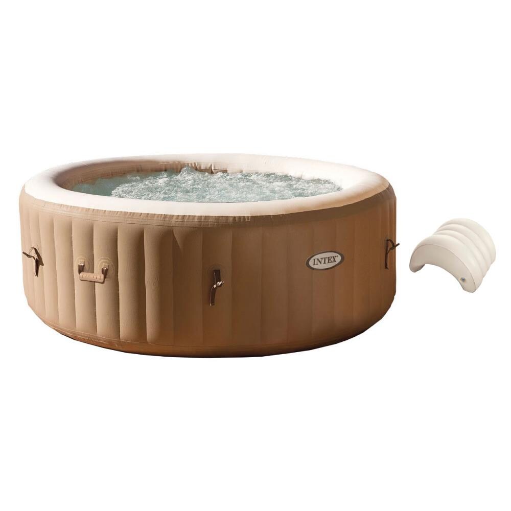 intex hot tub in winter