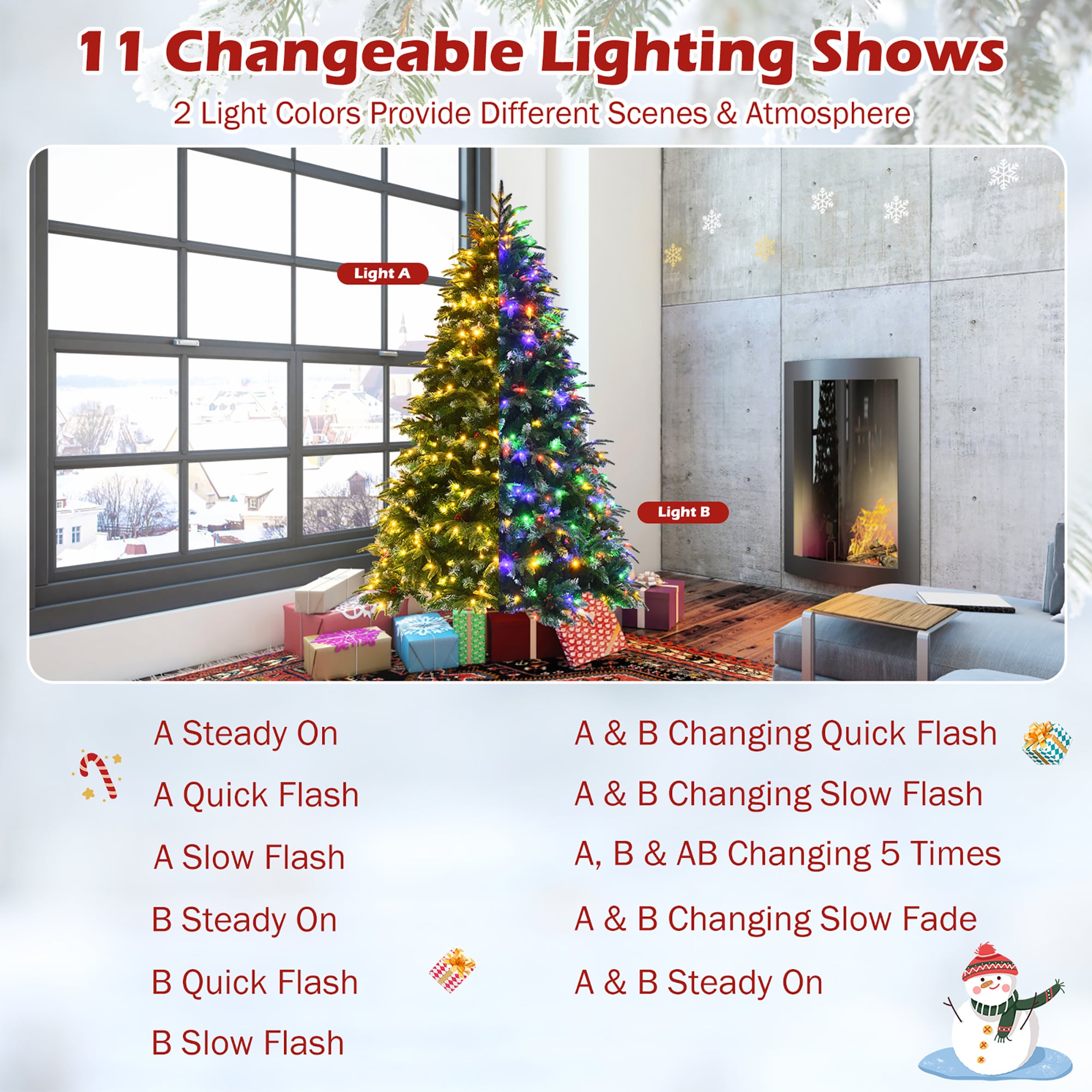Costway CM23602US Artificial-Christmas-Trees - View #4
