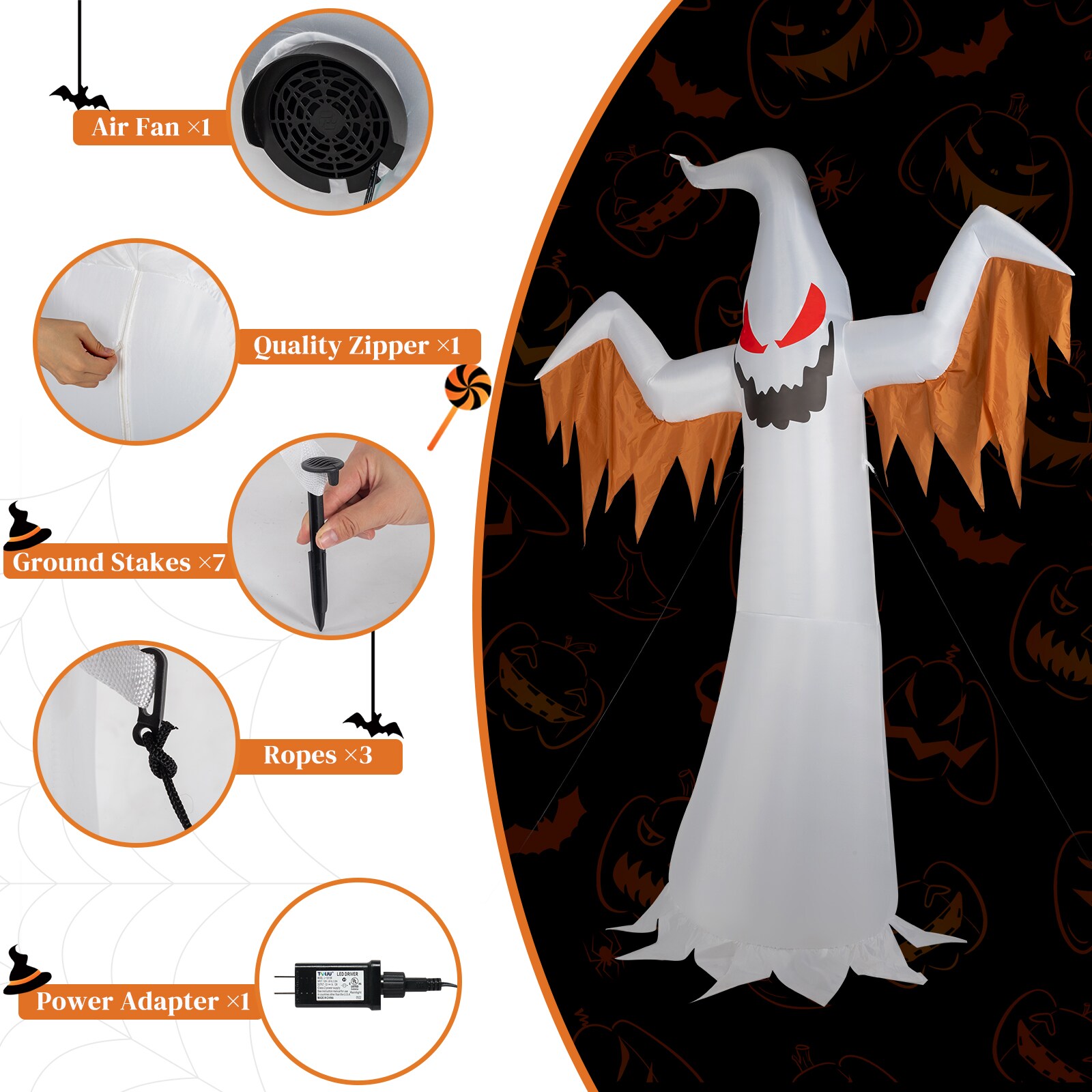 ROSMENA 36285414-SYHJQ011 Table-Halloween-Decor - View #5