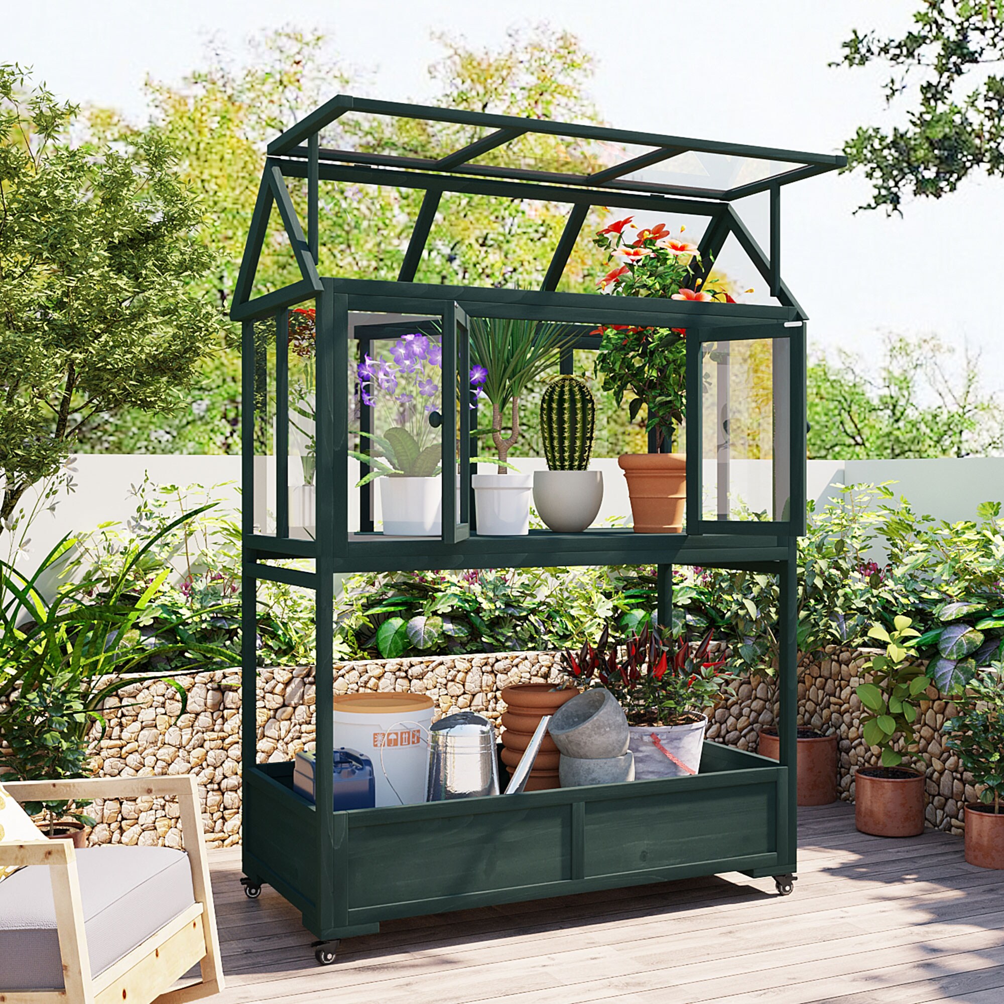 AHIOU HOME ZAAHG-P229037FPP Planter-Window-Box - View #3