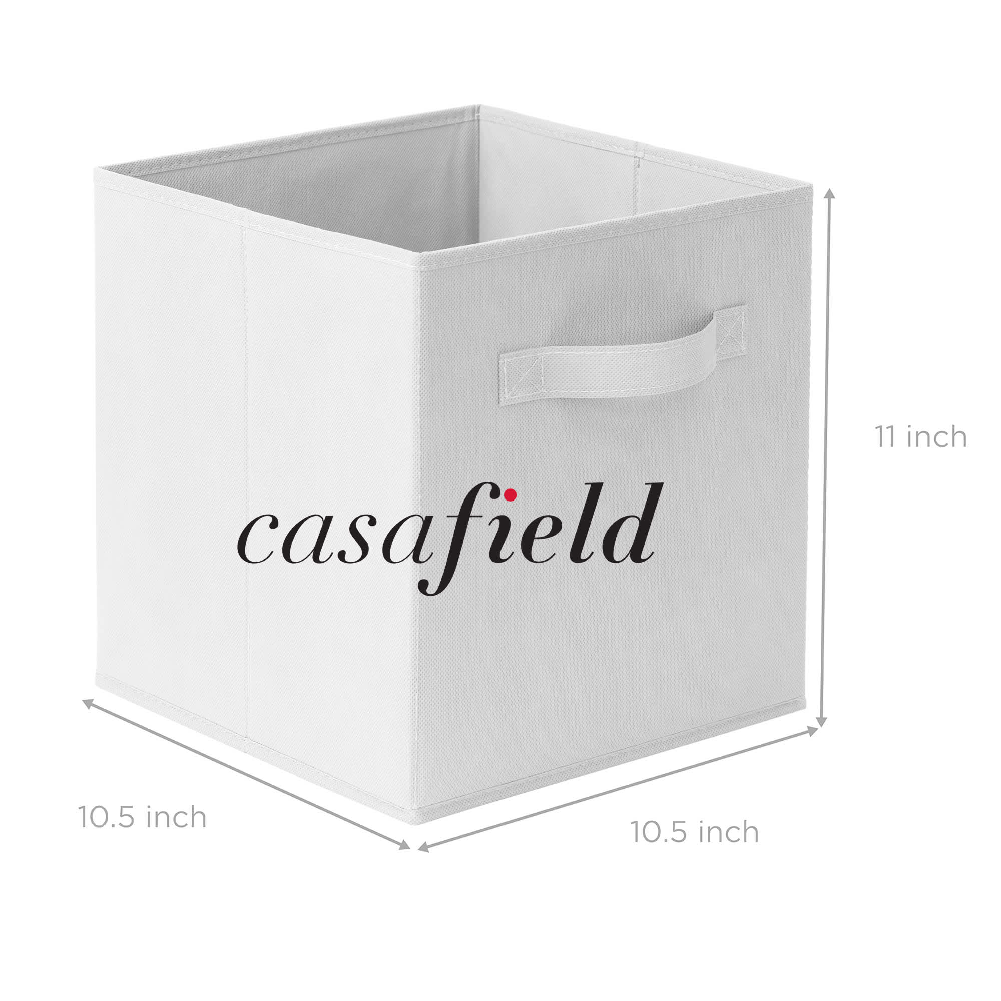 Casafield HOM-STO-6CC-WHT Laminate-Storage-Cubes - View #7