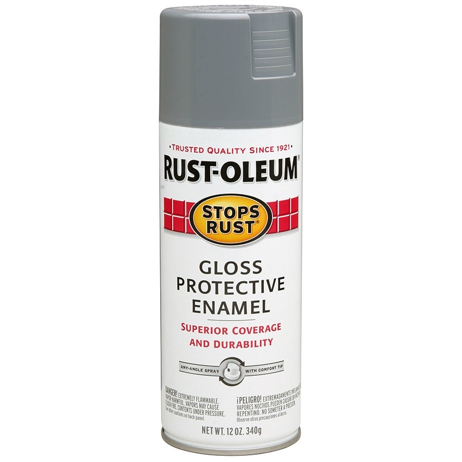 Rust-Oleum Stops Rust Dark Gray 12 Oz. Spray Automotive Paint