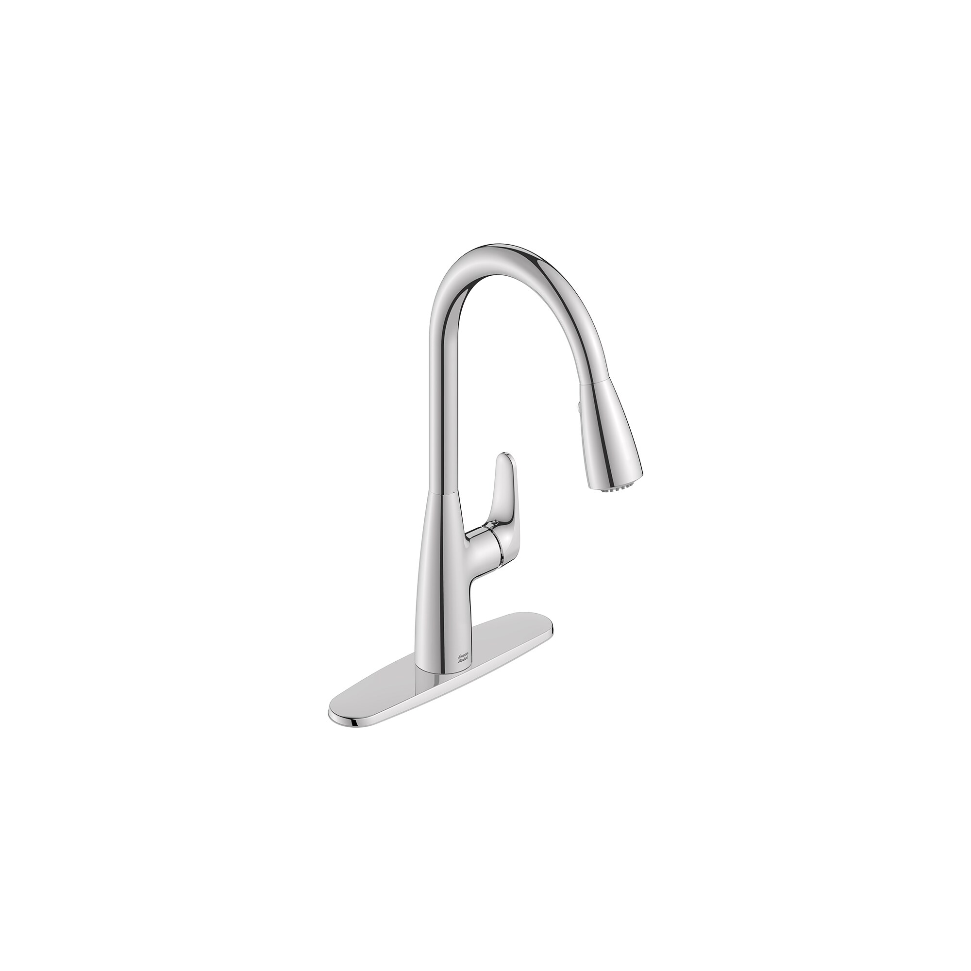 Chrome Pull-Down Kitchen Faucet with Dual Spray