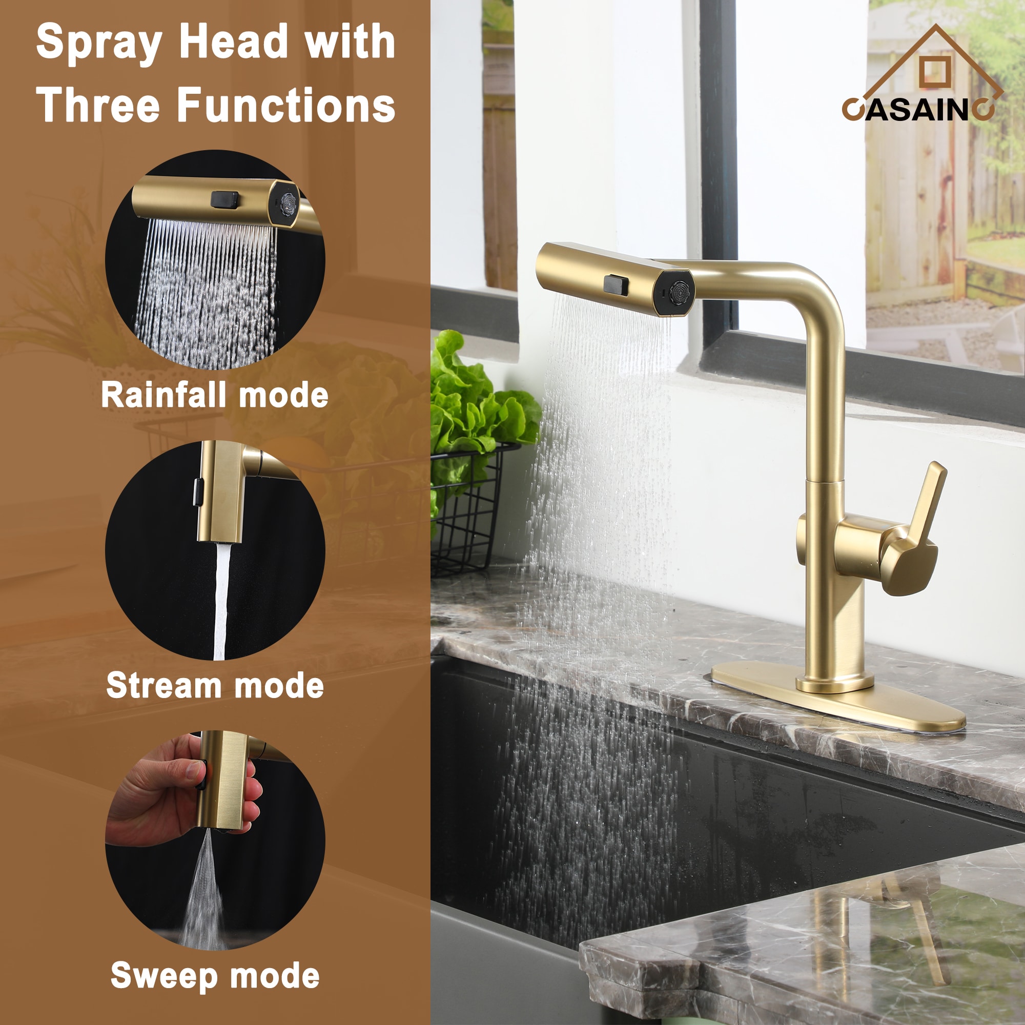 CASAINC KCLT0060BG Kitchen-Faucets - View #8