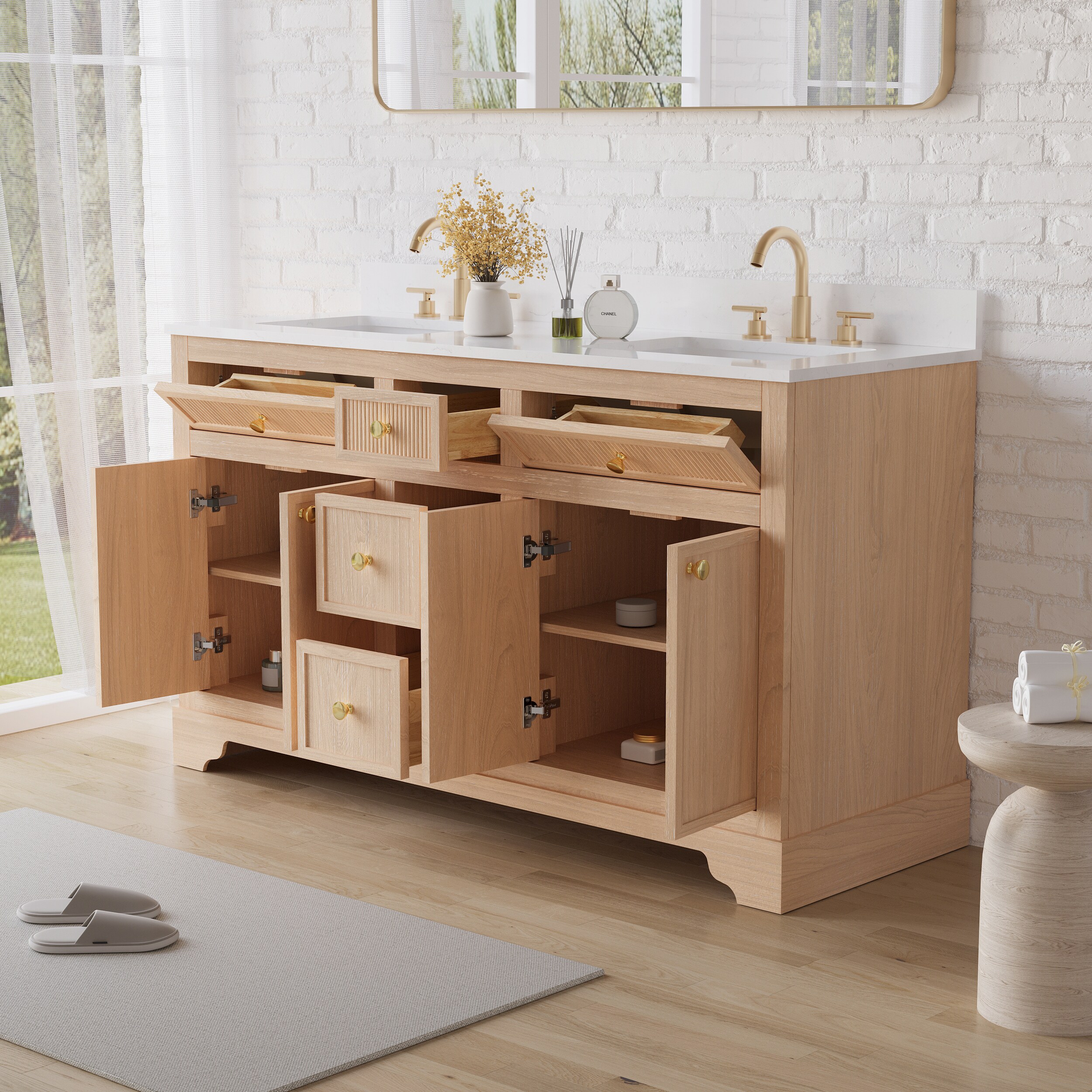 WELLFOR EX-VEBV48GR Bath-Vanity-Combo - View #9