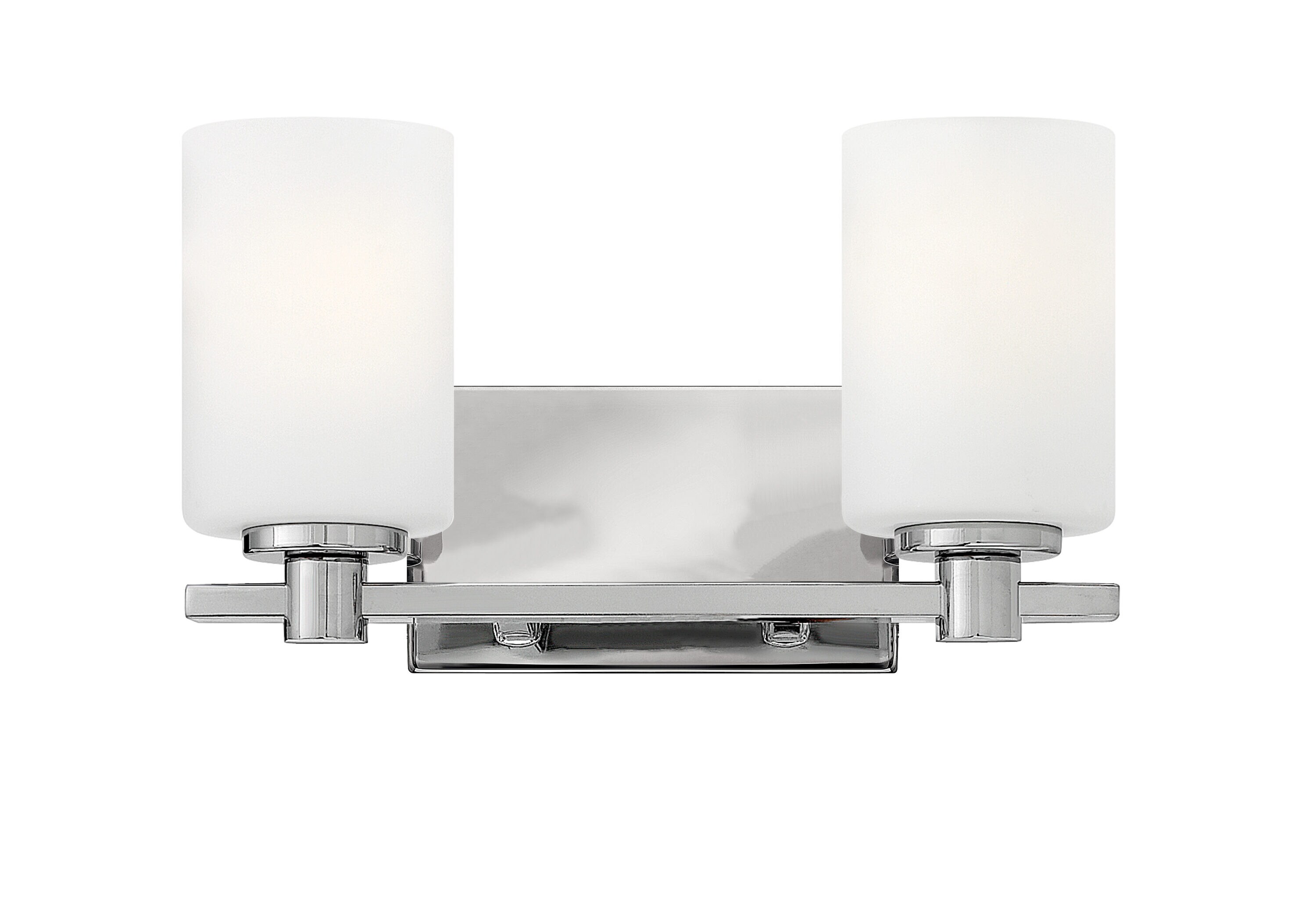 Hinkley 54622CM Karlie 13.25-in 2 -Light Gloss Chrome Transitional Vanity light