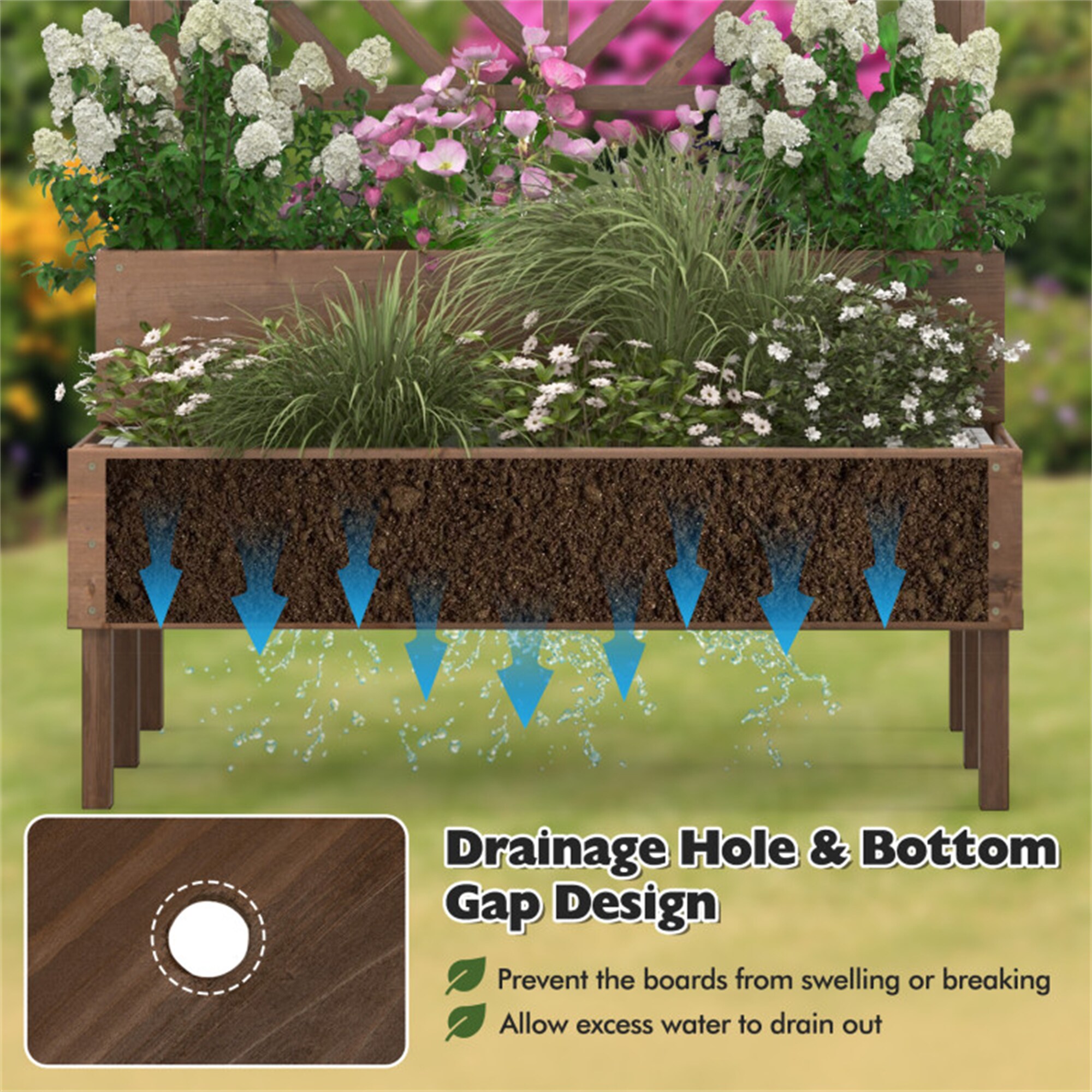 BABOOM BOM-T4041CF-CO Raised-Planter-Boxes - View #9