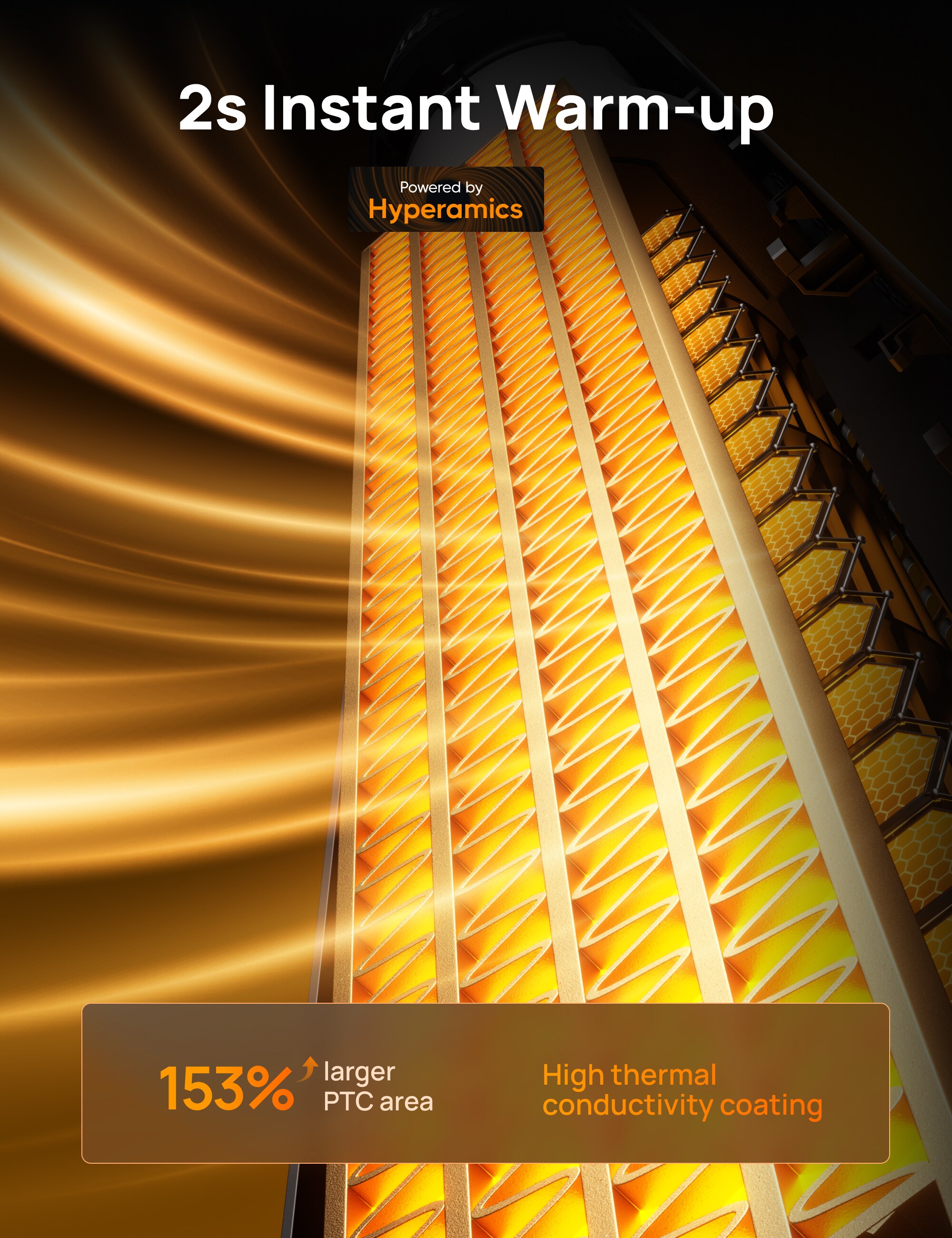 DREO DR-HSH008 BLACK Portable-Electric-Heat - View #9