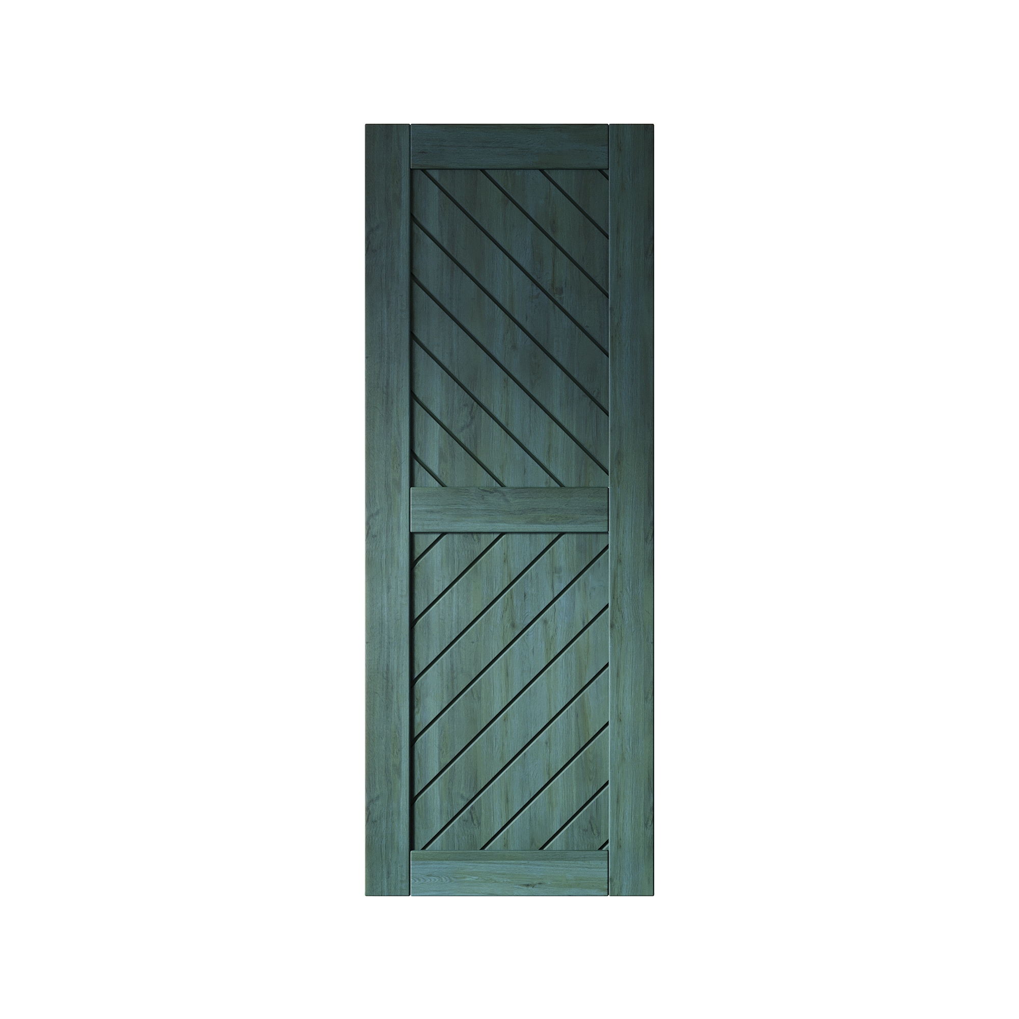 HOMACER XT4-3080-RP 30-in x 80-in Royal Pine Prefinished Non-standard Pine Wood Solid core Single Barn Door (Hardware Not Included)