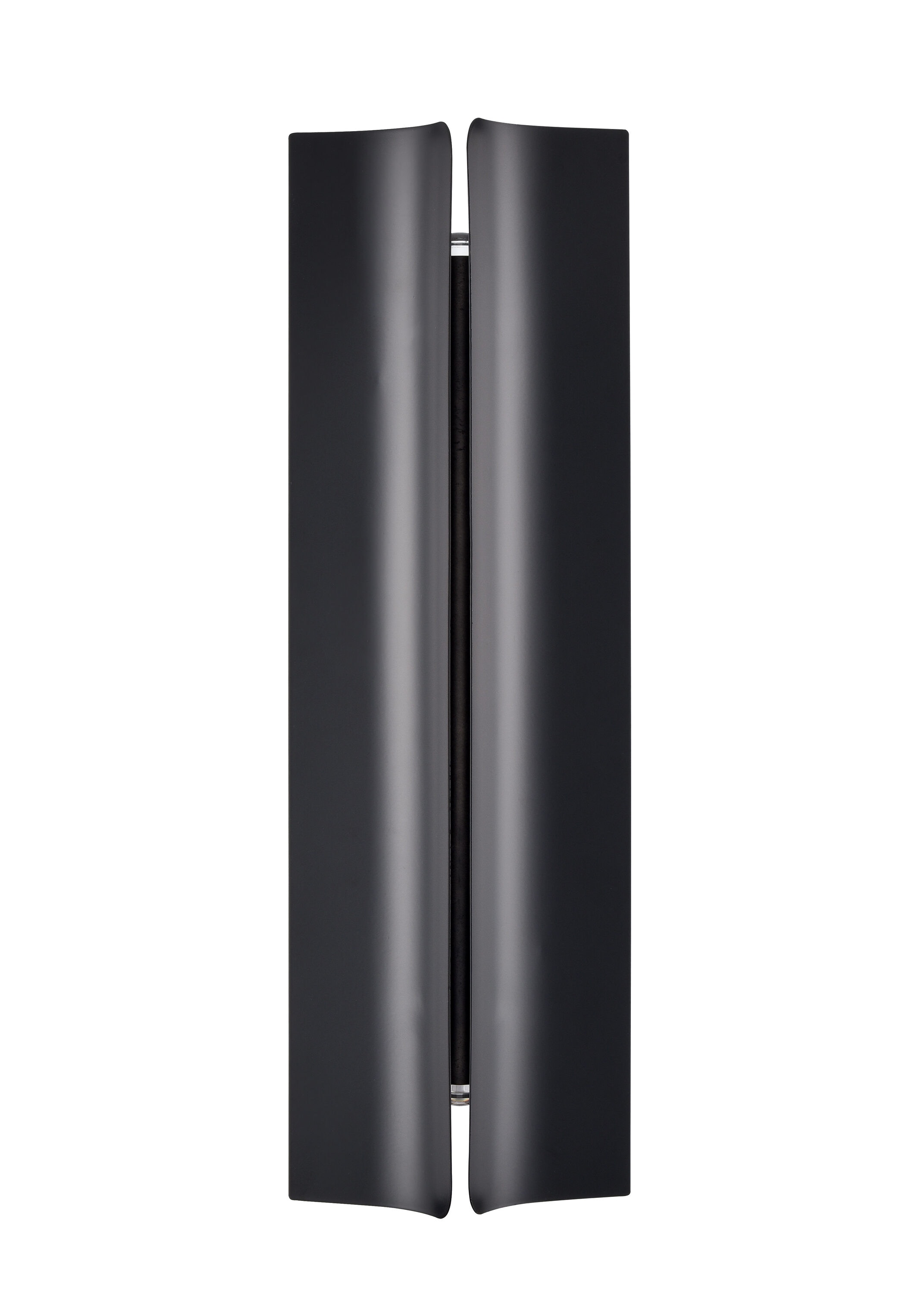 Millennium Lighting 78001-PBK 16.14-in H Matte Black Hardwired Integrated LED Outdoor Wall Light