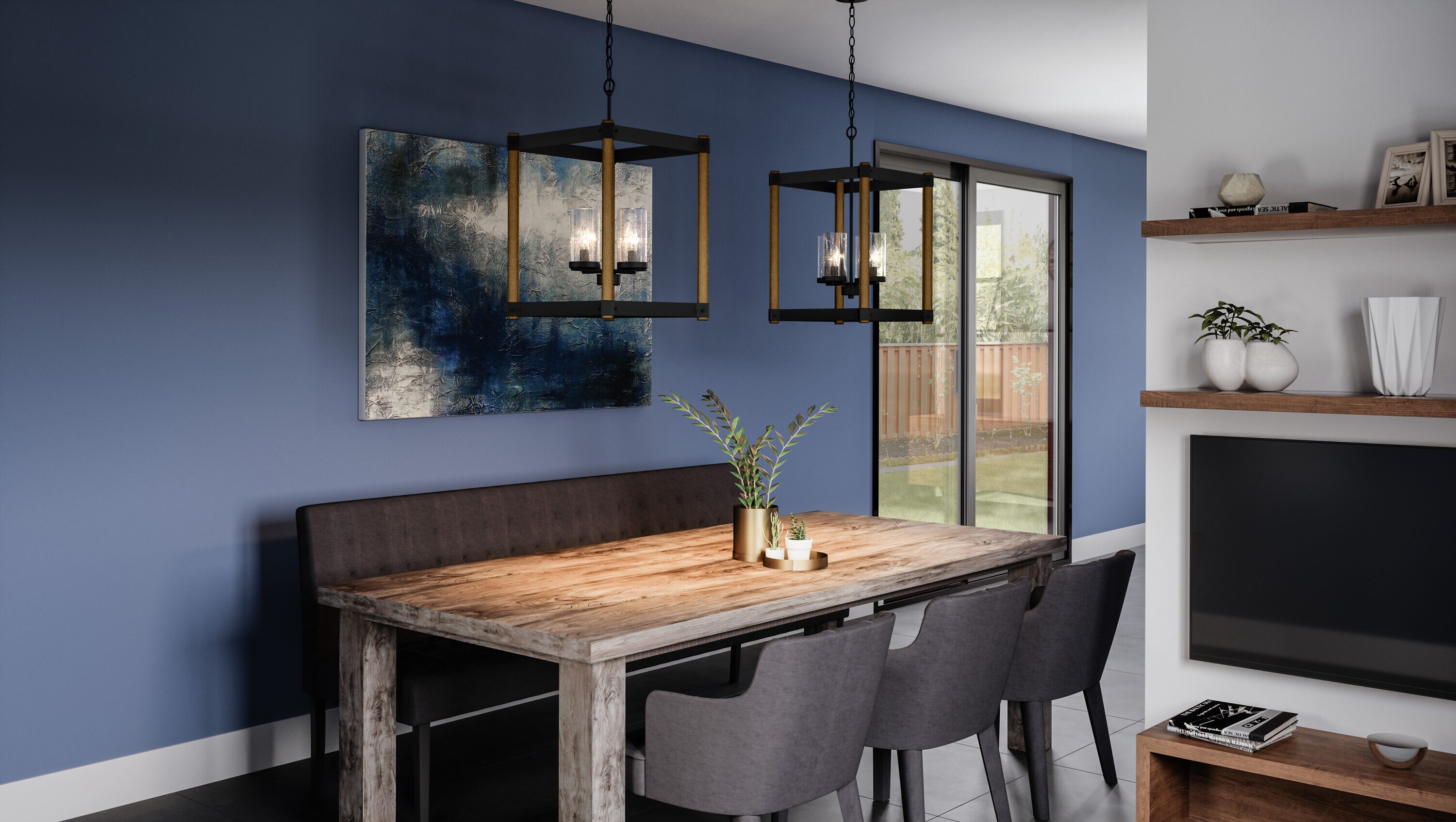 Quoizel RYN2817MBK Pendant-Lights - View #4