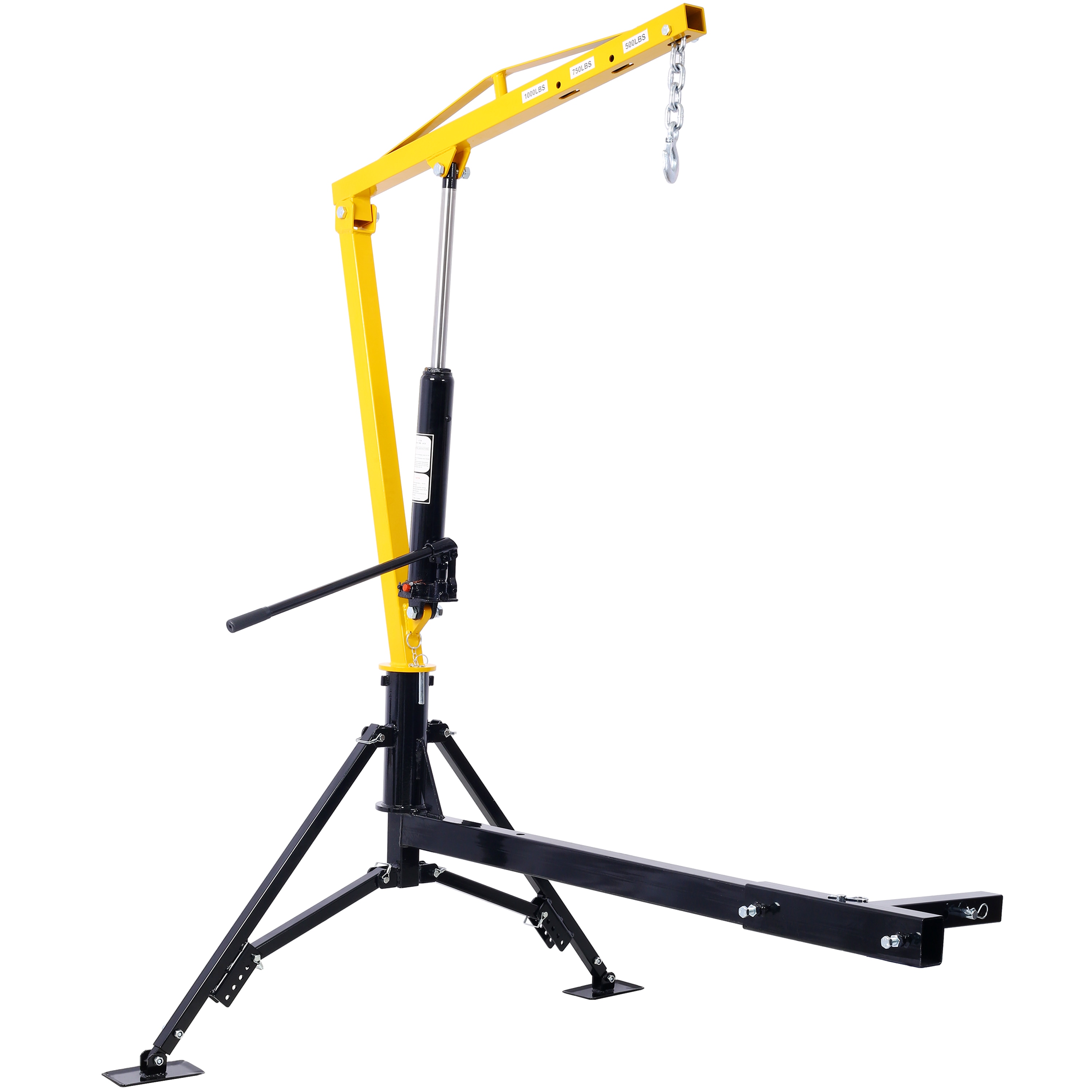 Siavonce XH30745 Yellow 0.5-Ton Steel Hydraulic Air lift