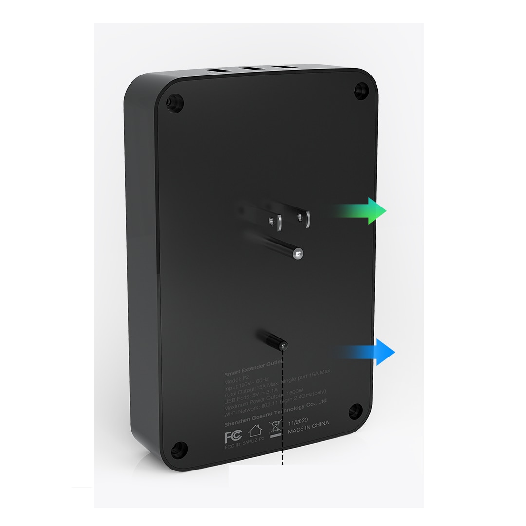 Gosund P2-BLK Electrical-Power-Strips - View #8