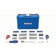 Kobalt 102-Pc Standard & Metric Polished Chrome Mechanics Tool Set Deals