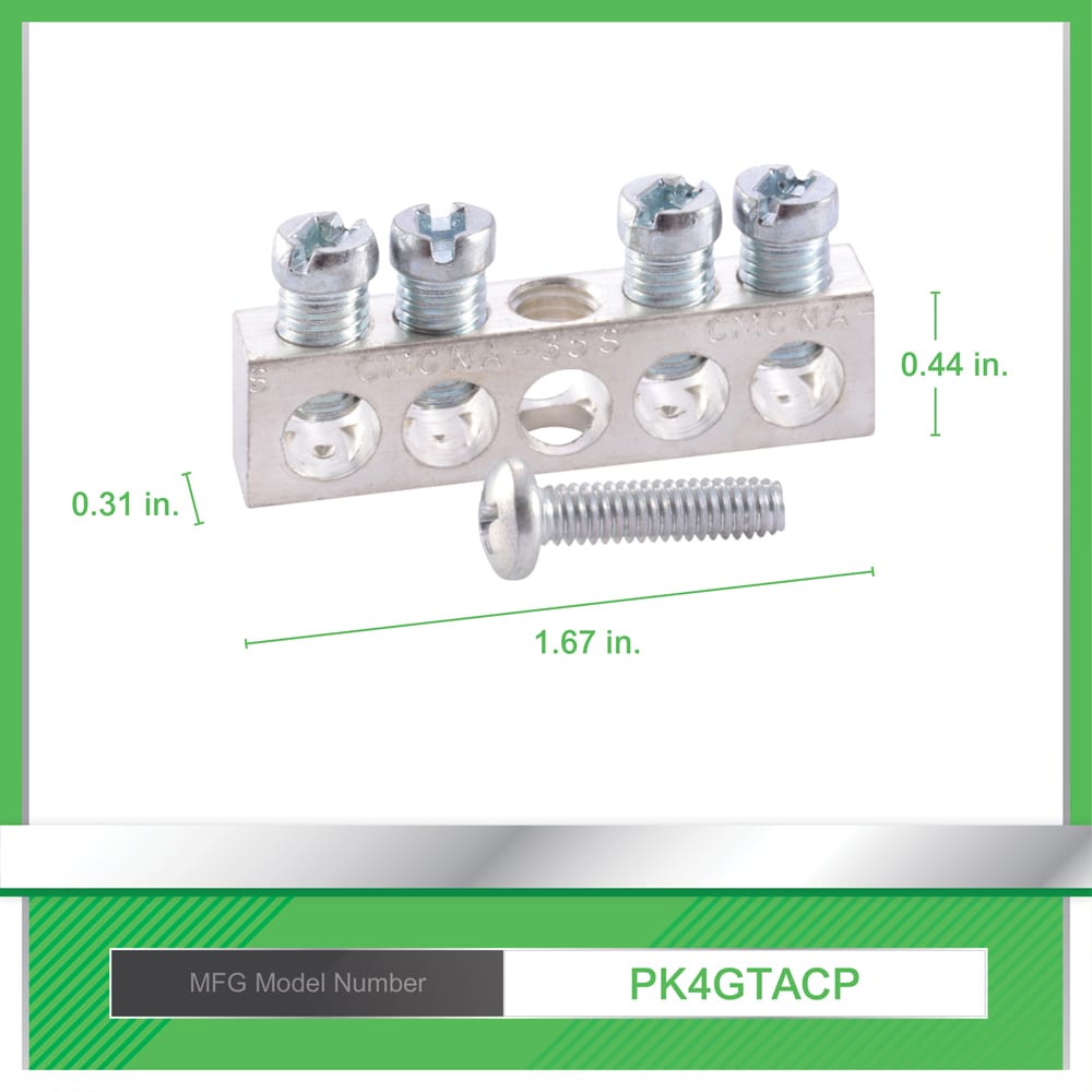 Square D PK4GTACP grounding - View #4