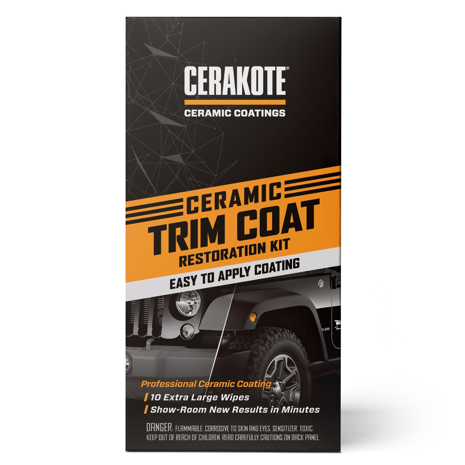 CERAKOTE TRIM COAT WIPES / CERAMIC COATING APPLICATOR 8ML - REFLECTIONS CAR  CARE