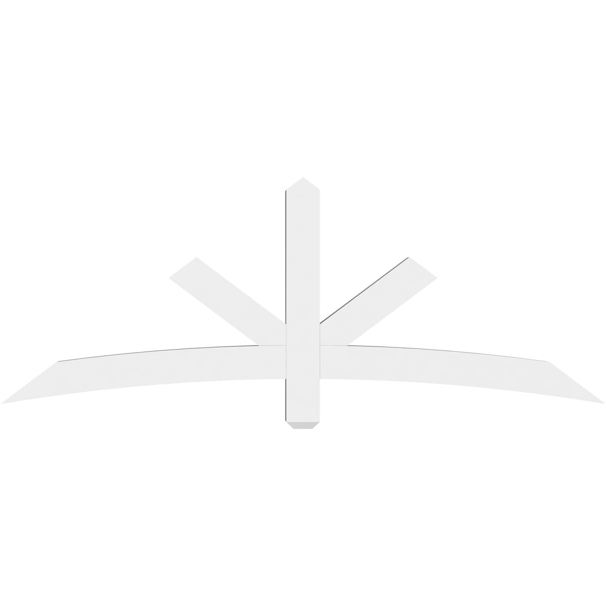 Ekena Millwork GBP072X27X0404ALB00 Exterior-Brackets-Braces - View #2