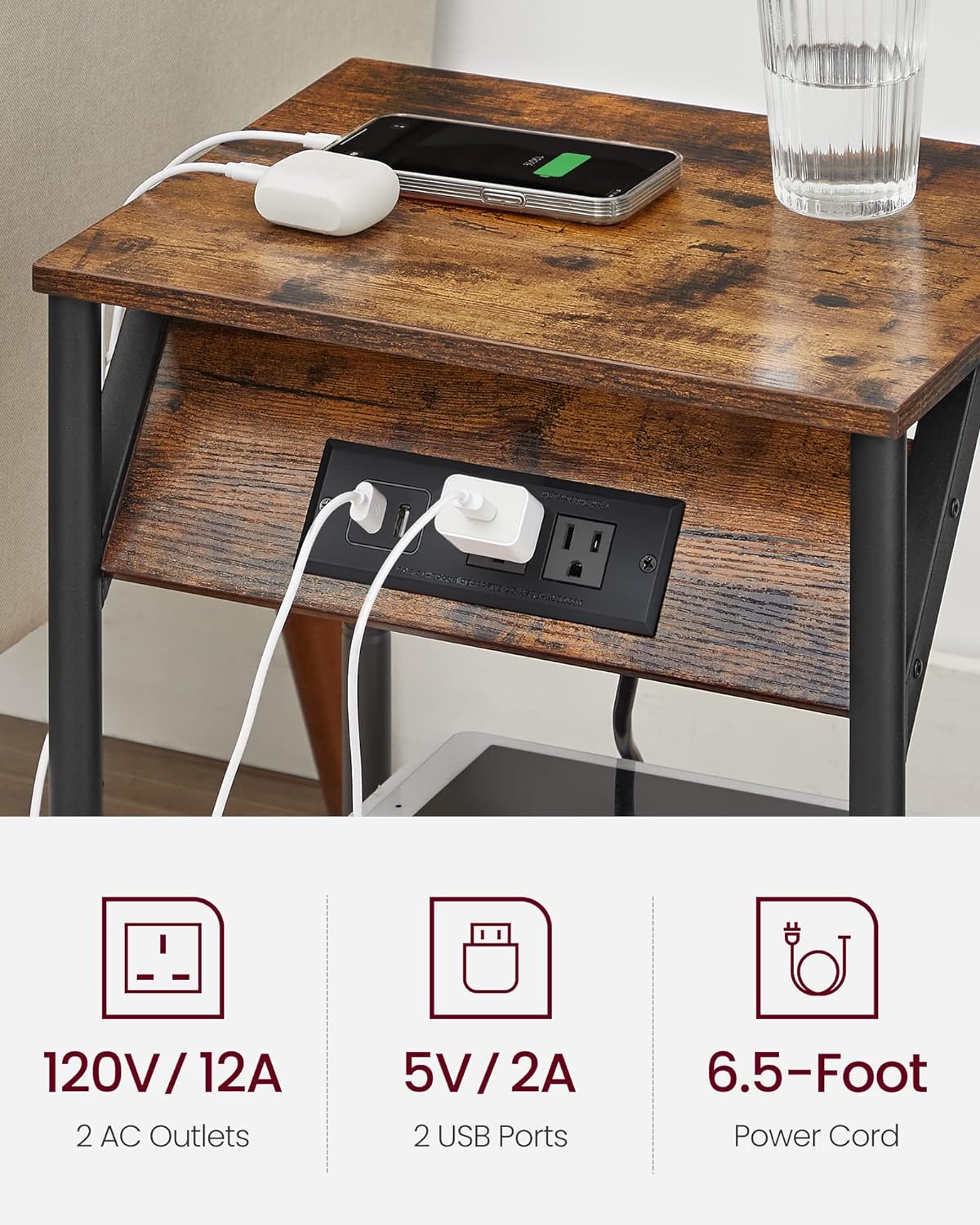 SONGMICS HOME LET372B01 End-Tables - View #4