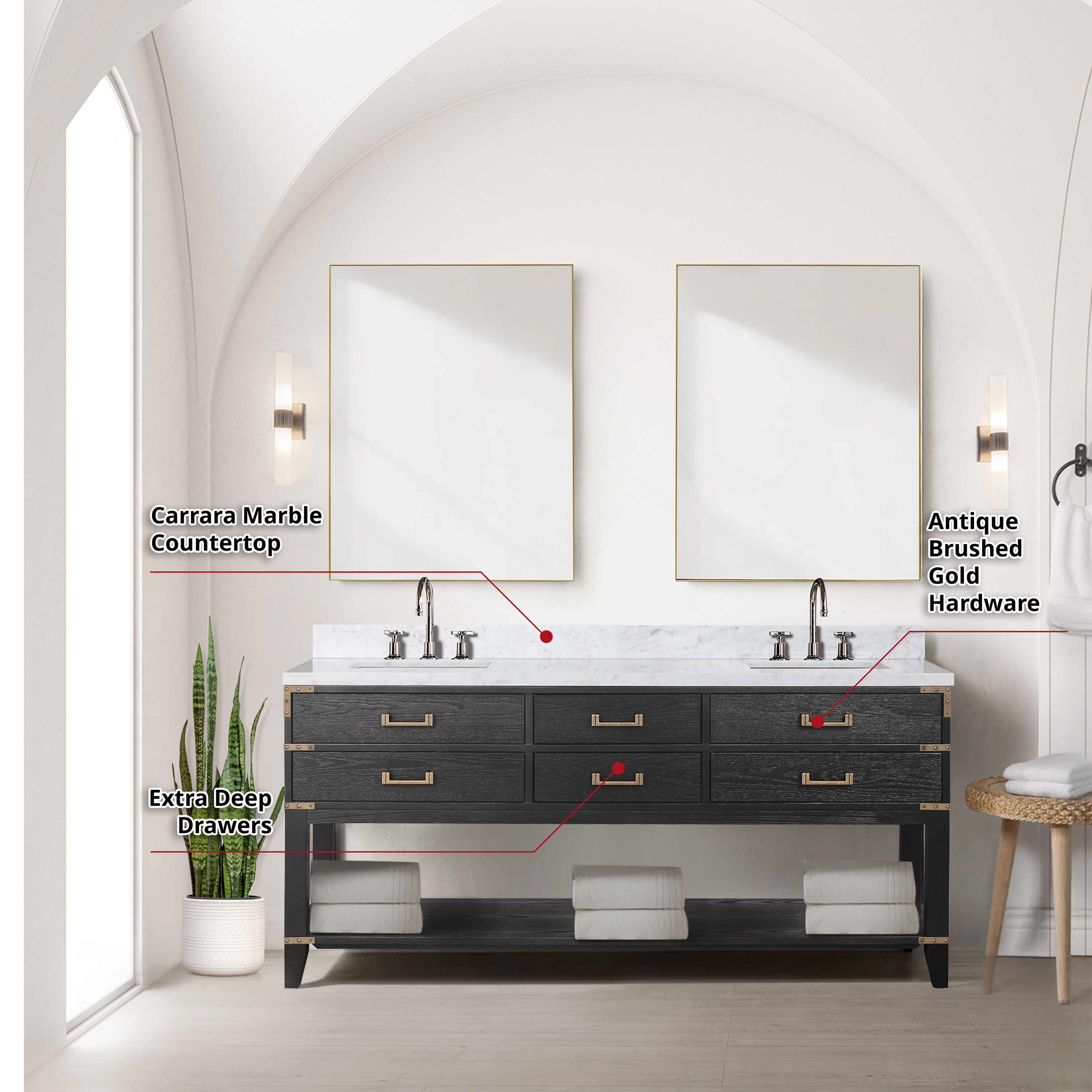 Lexora LVGR72DJ110 Bath-Vanity-Combo - View #8