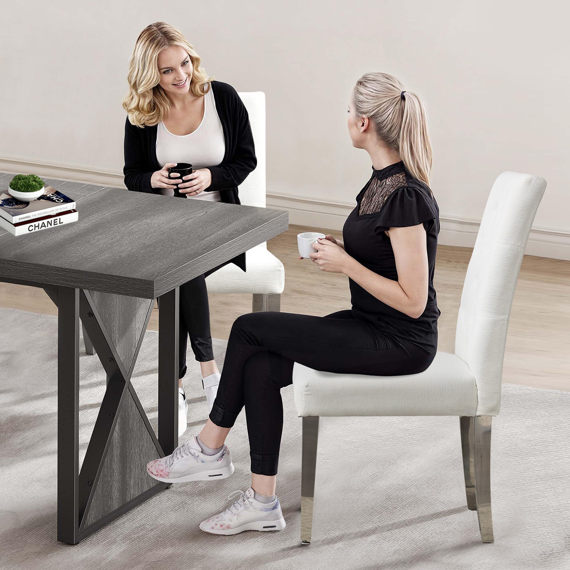 SINOFURN SYA290020WT Dining-Chairs - View #9