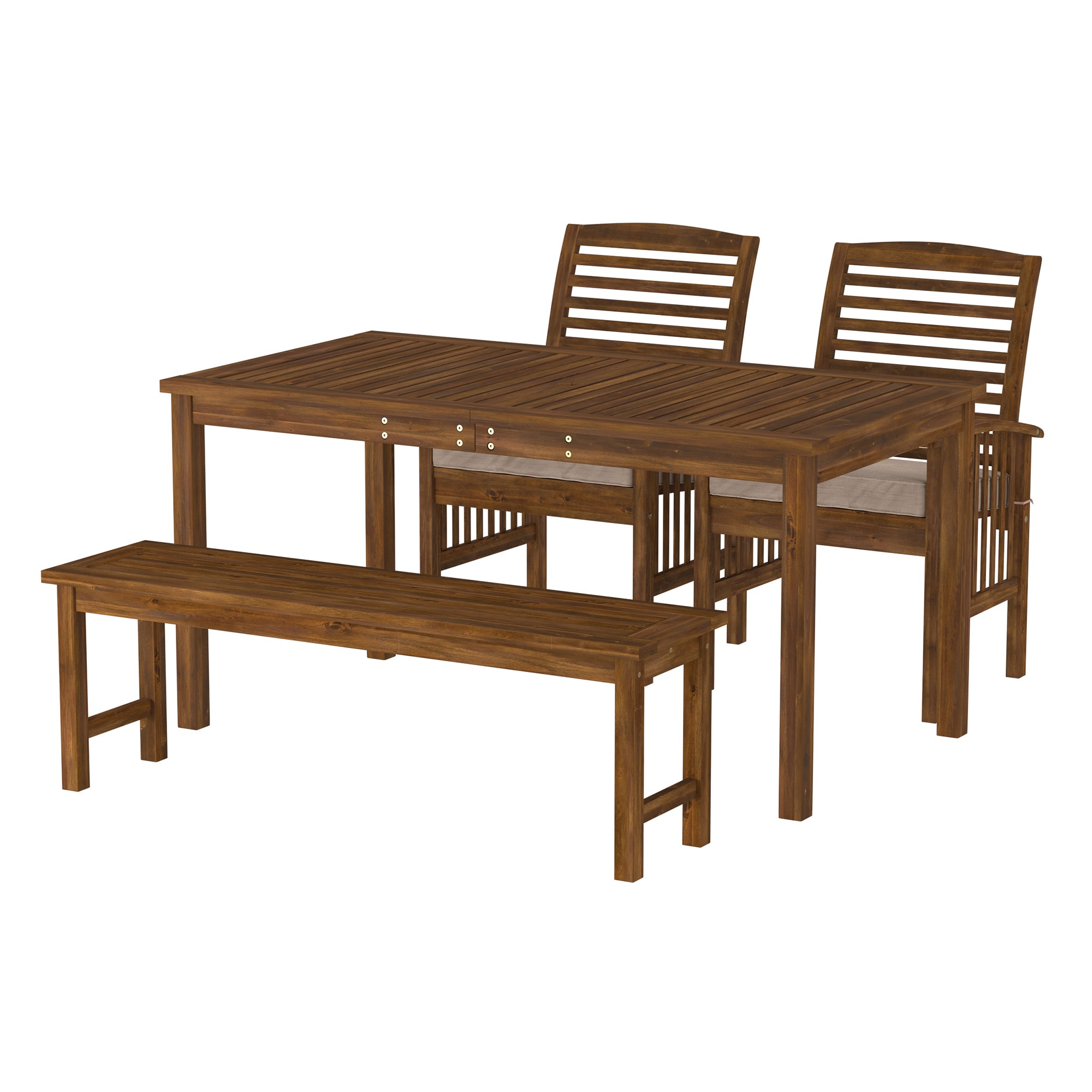Walker Edison LWW4SDTDB Patio-Dining-Sets - View #12