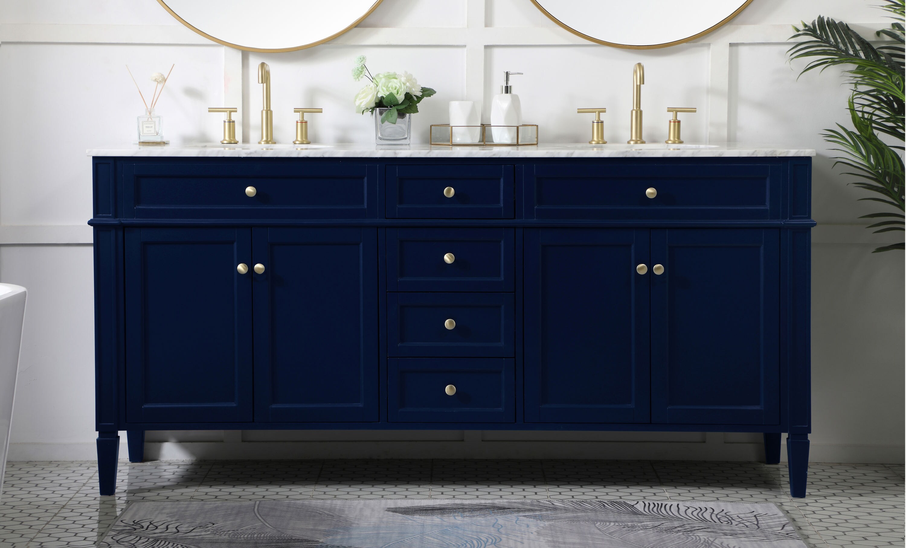 Elegant Decor HF37716DBL Bath-Vanity-Combo - View #2