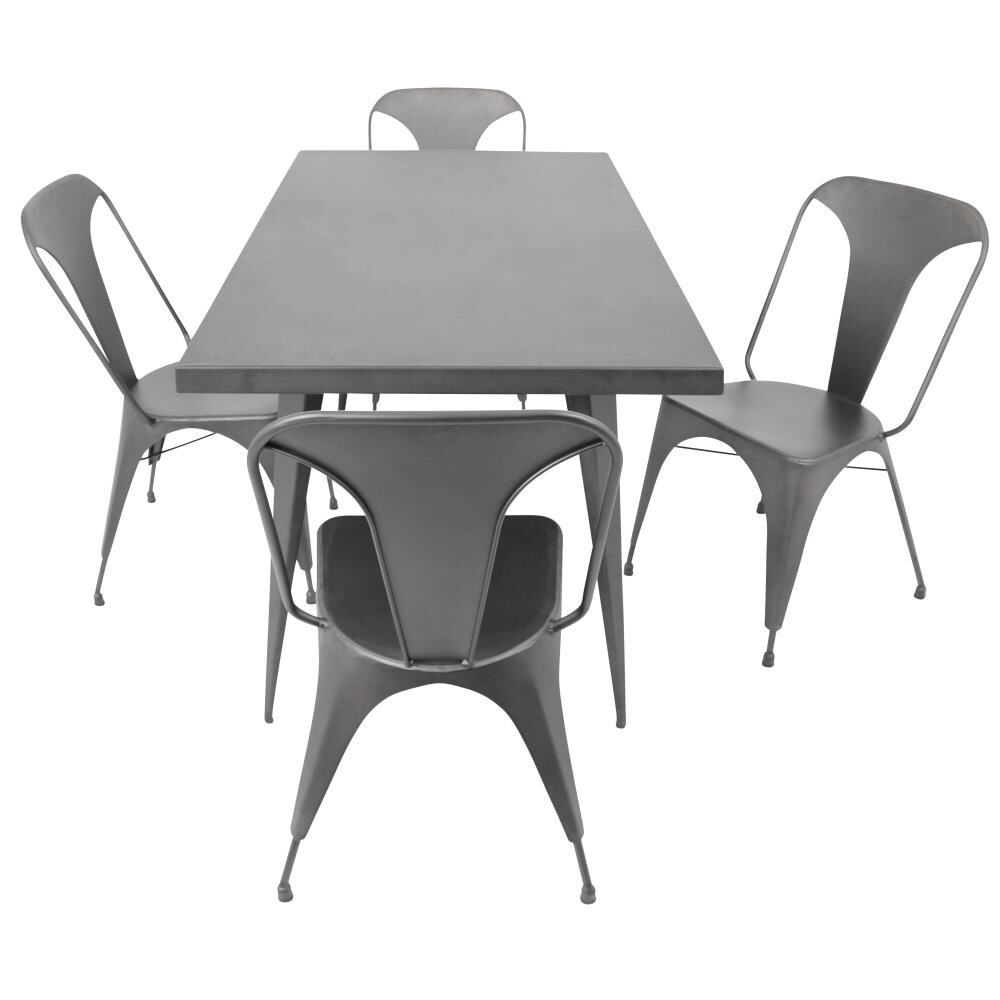 LumiSource DT-TW-AU6032 GY Dining-Tables - View #7