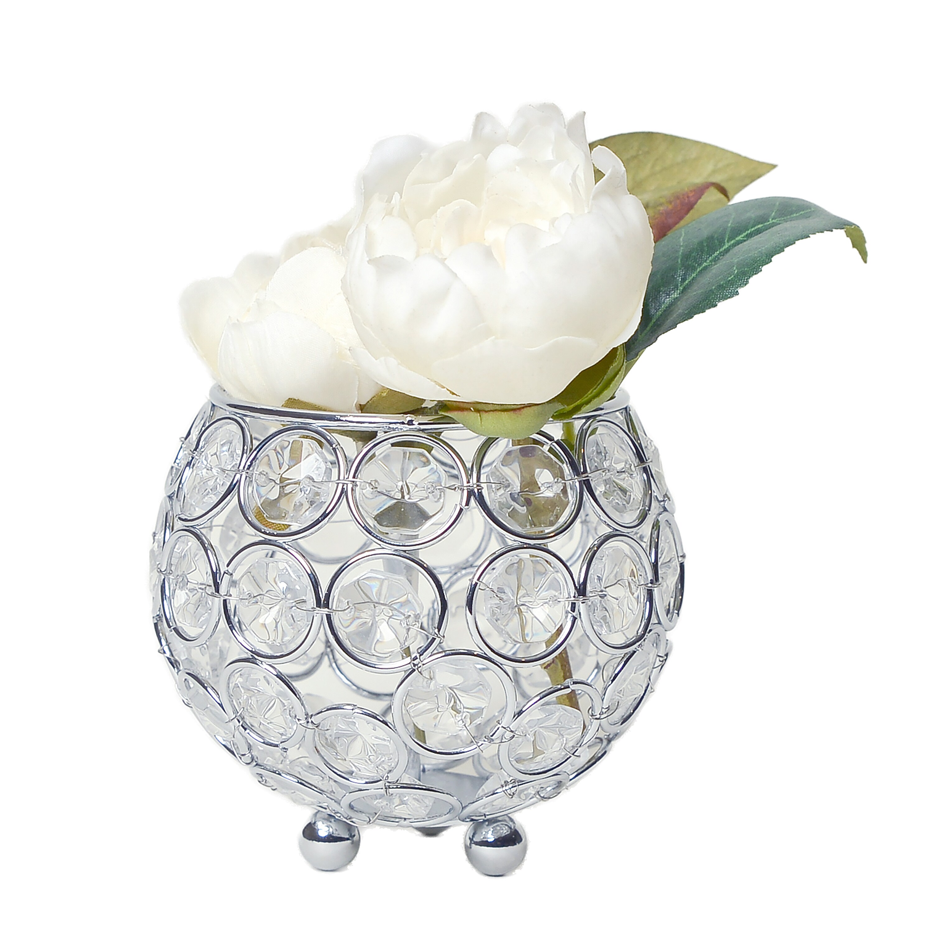Elegant Designs HG1027-CHR Candle-Holders - View #2