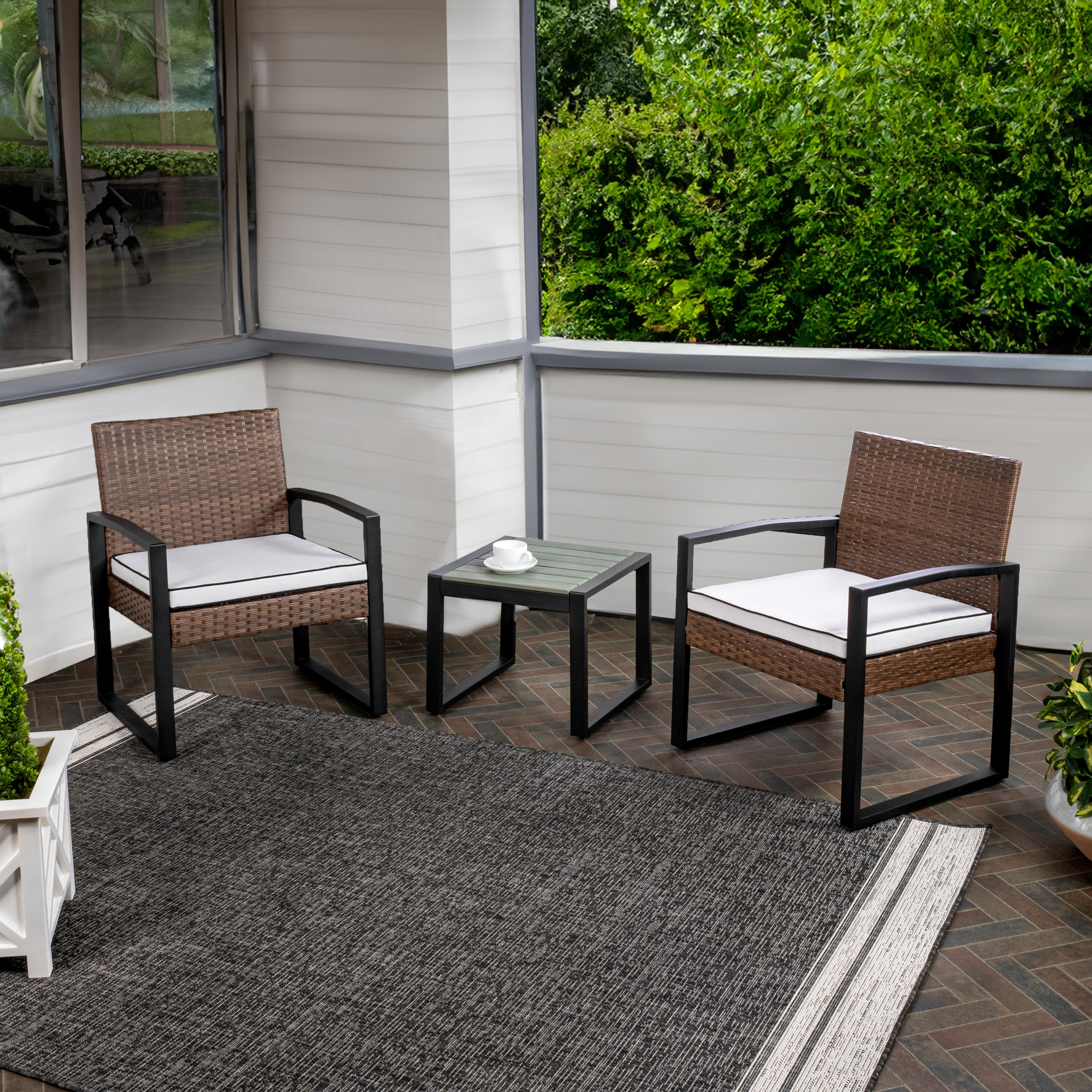 JONATHAN  Y LVG1101B-3SET Patio-Conversation-Sets - View #3