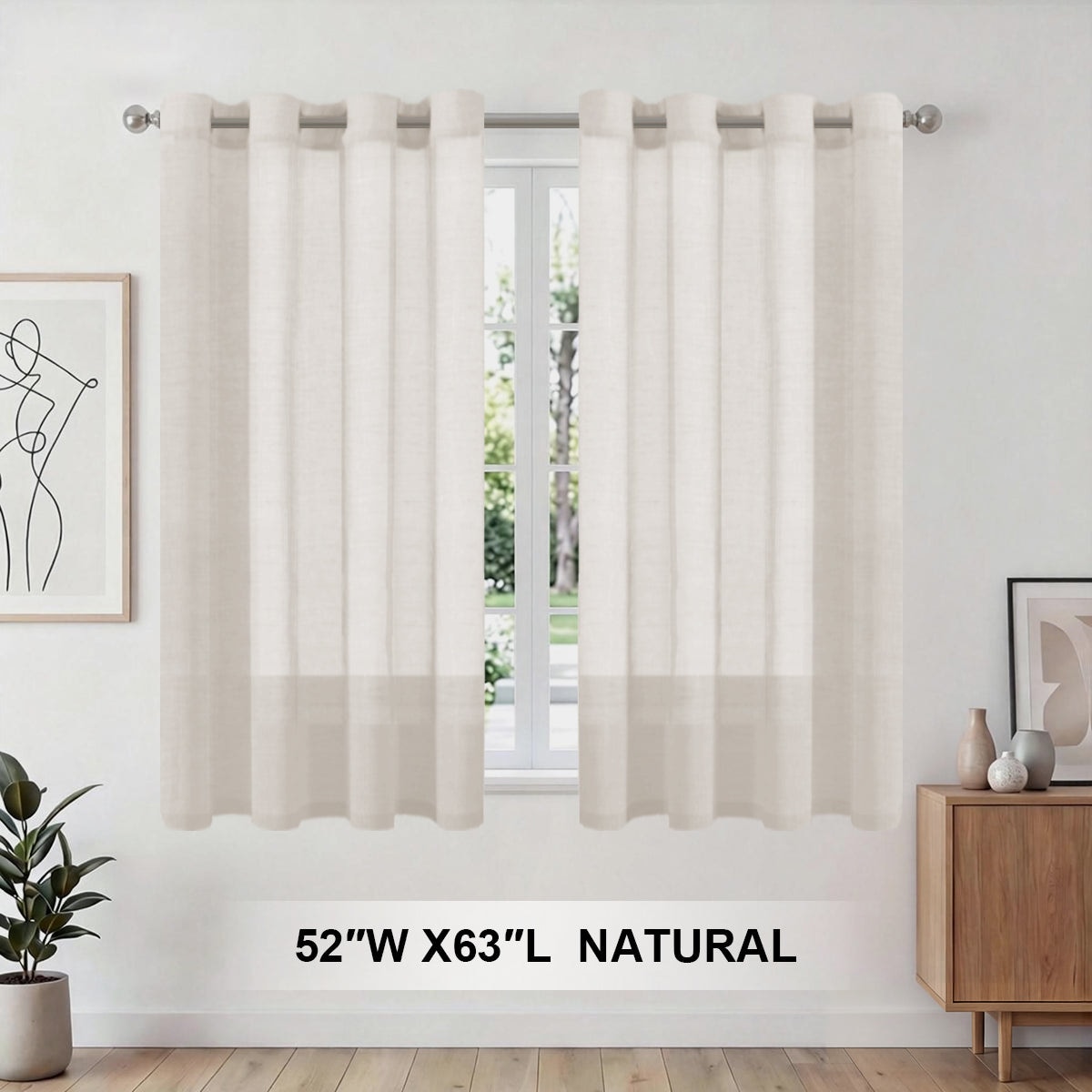 H.Versailtex LINENCS52108LINEN curtains - View #12