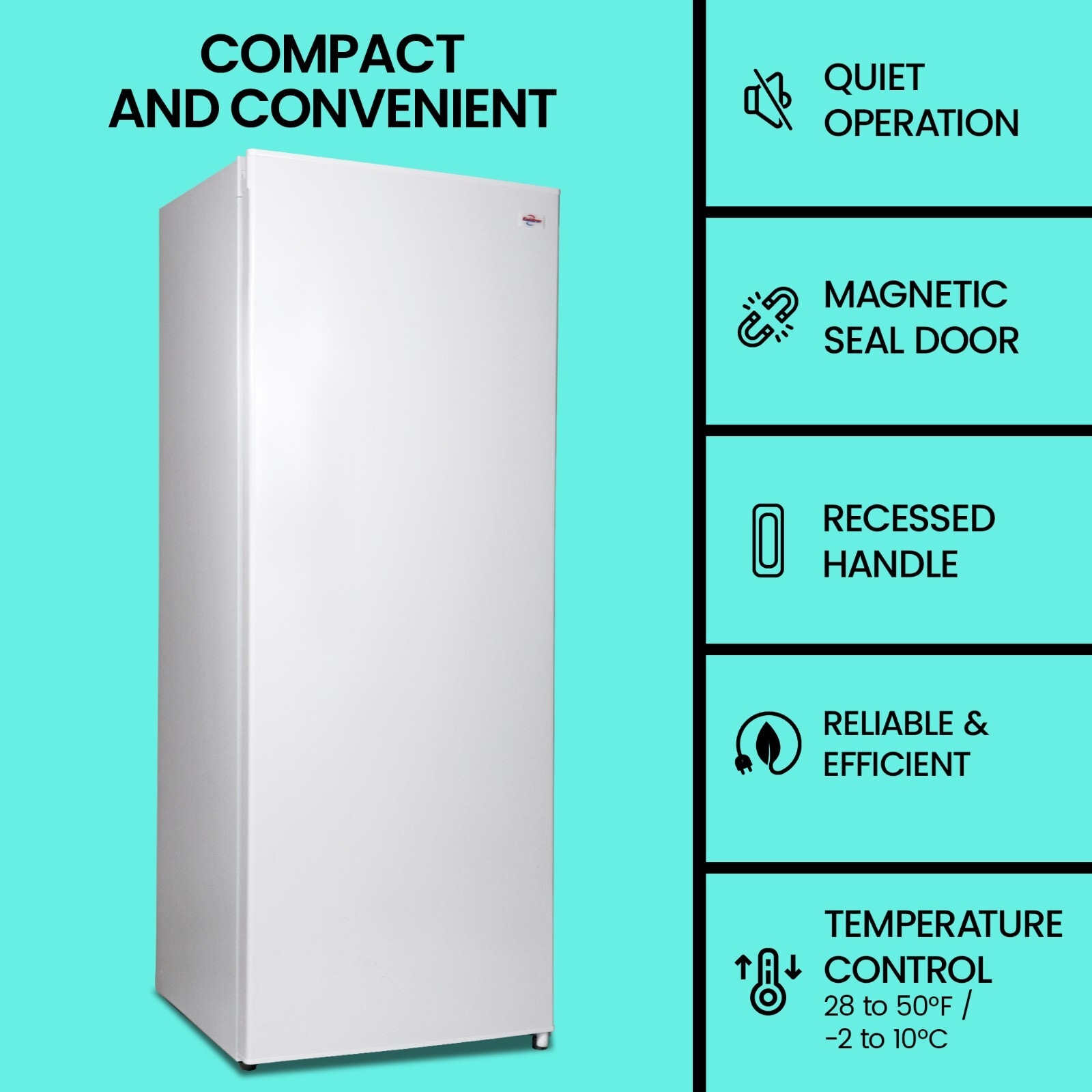 Koolatron Garage Ready Low Frost 7-cu ft Frost-free Upright