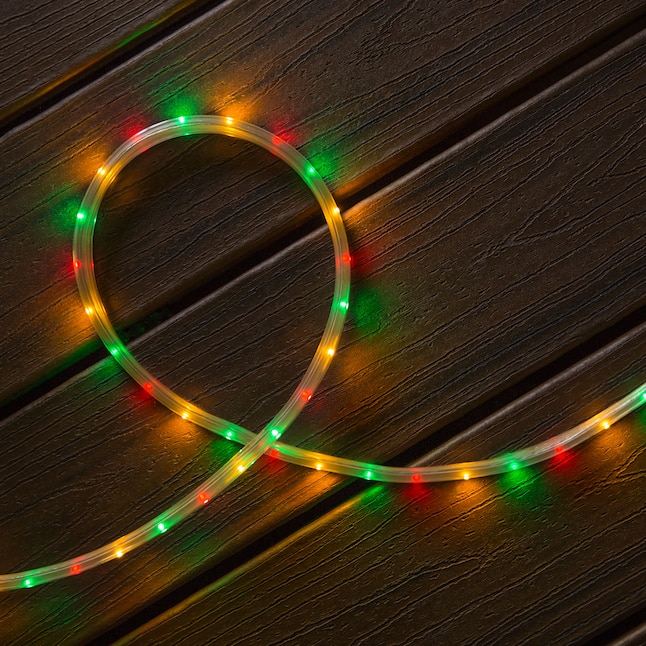 GE StayBright 216-Light 19.6-ft Multicolor Integrated LED Christmas Tape Lights GE StayBright 216-Light 19.6-ft Multicolor Integrated LED Christmas Tape Lights