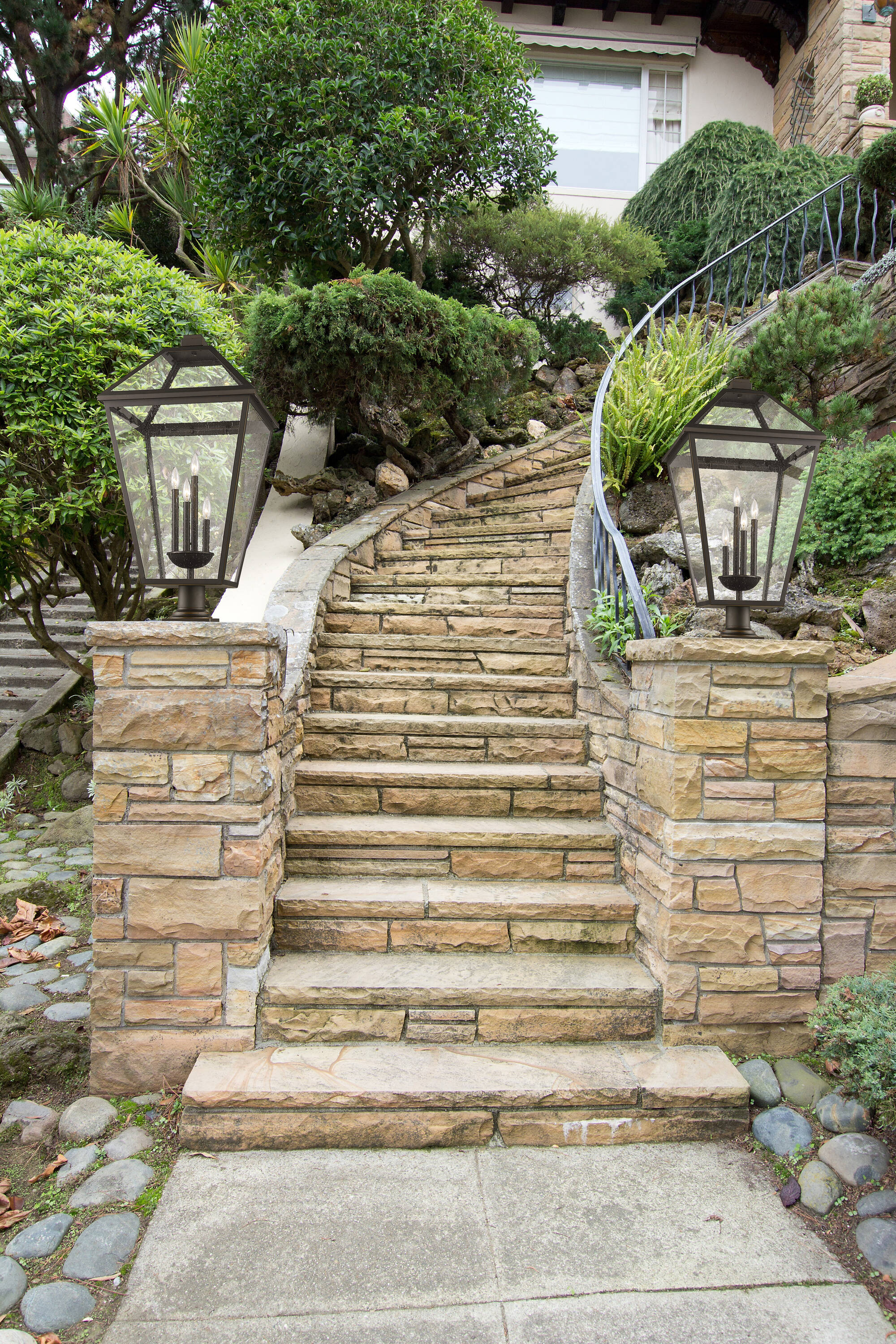 Z-Lite 579PHXLXR-533PM-ORB Complete-Post-Lights - View #3