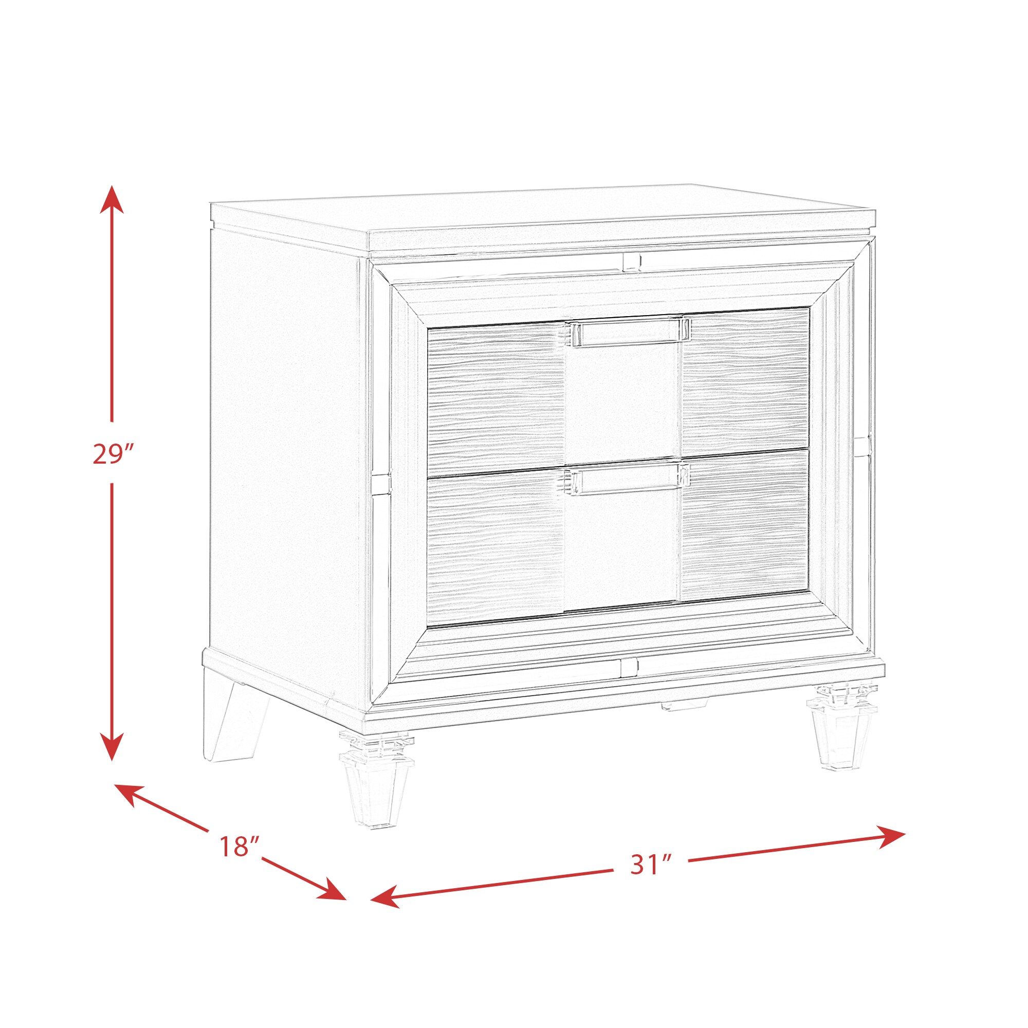Picket House Furnishings TN700NS nightstands - View #7