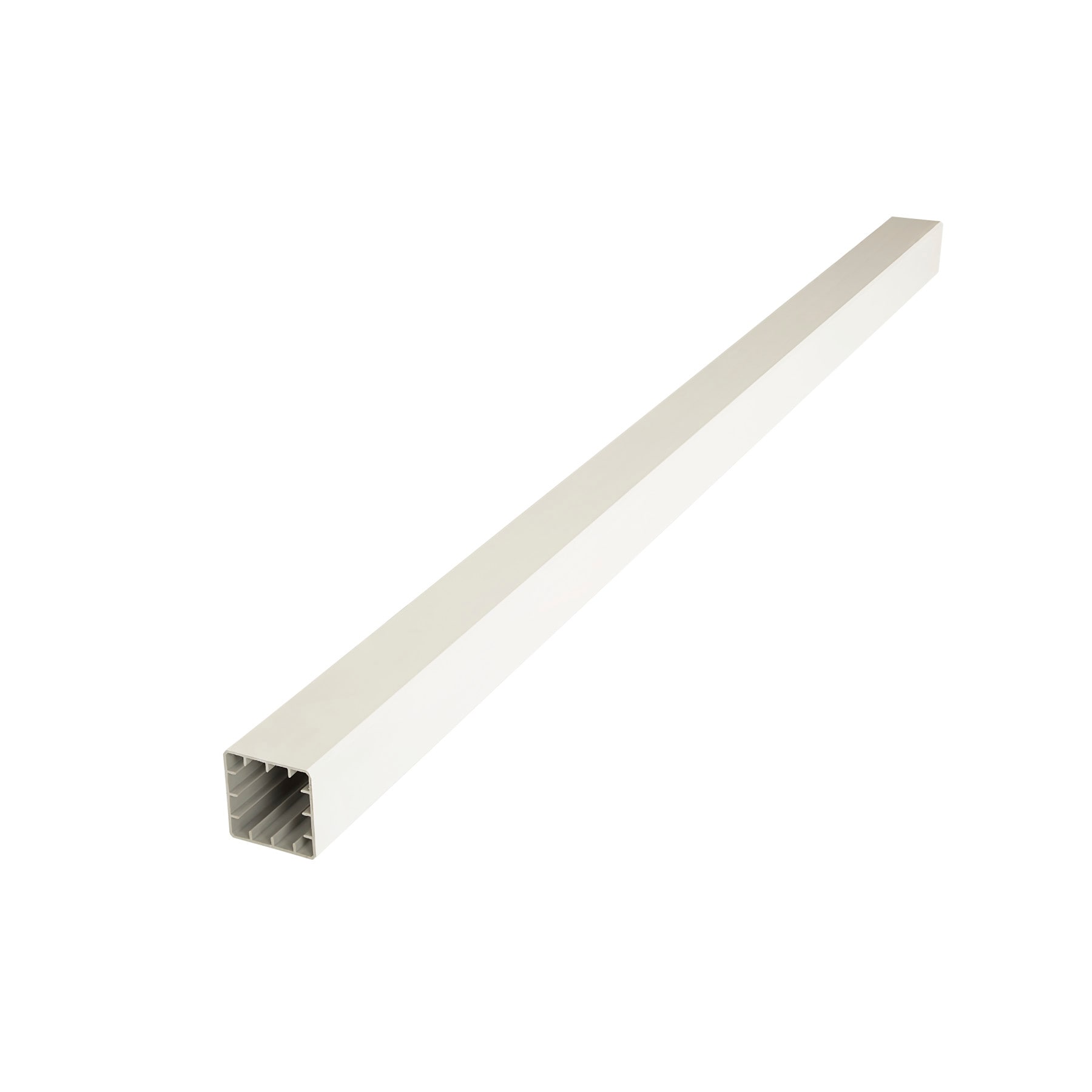 Fiberon 5.1-in x 5.1-in x 3-1/2-ft Obsidian Composite Deck Post Sleeve