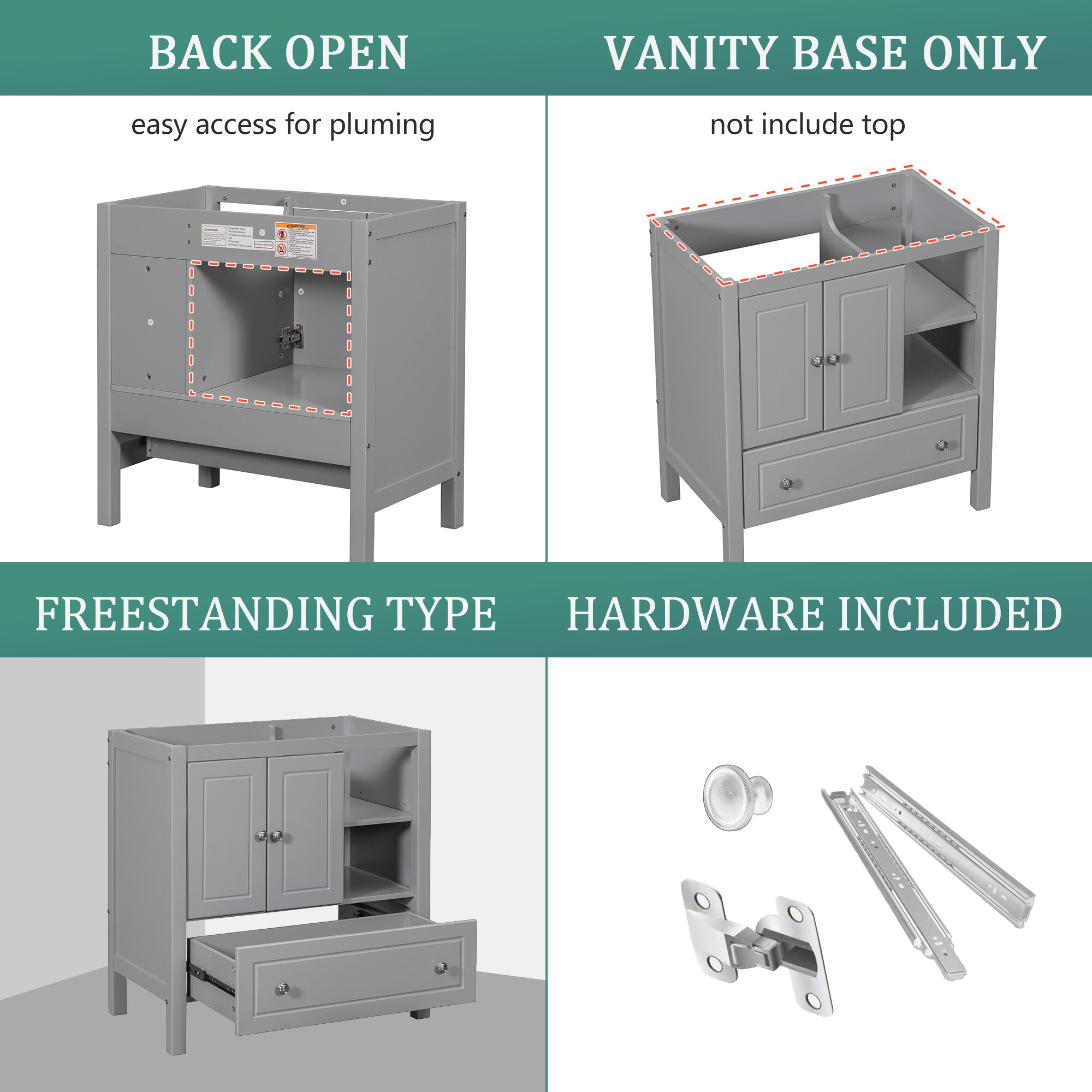 WELLFOR NIE-N7CB480 vanities - View #7