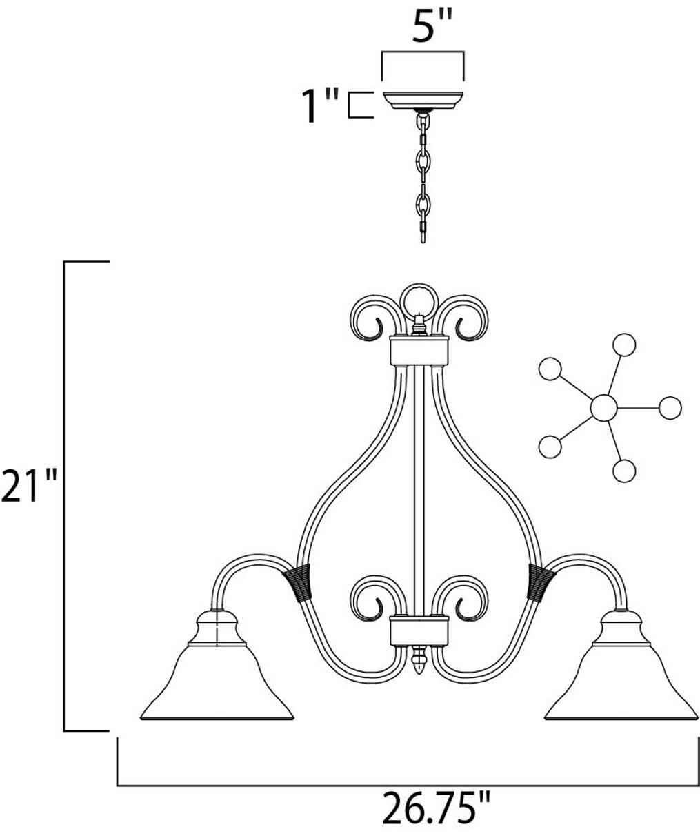 Maxim Lighting 2657MRKB b090015 - View #3