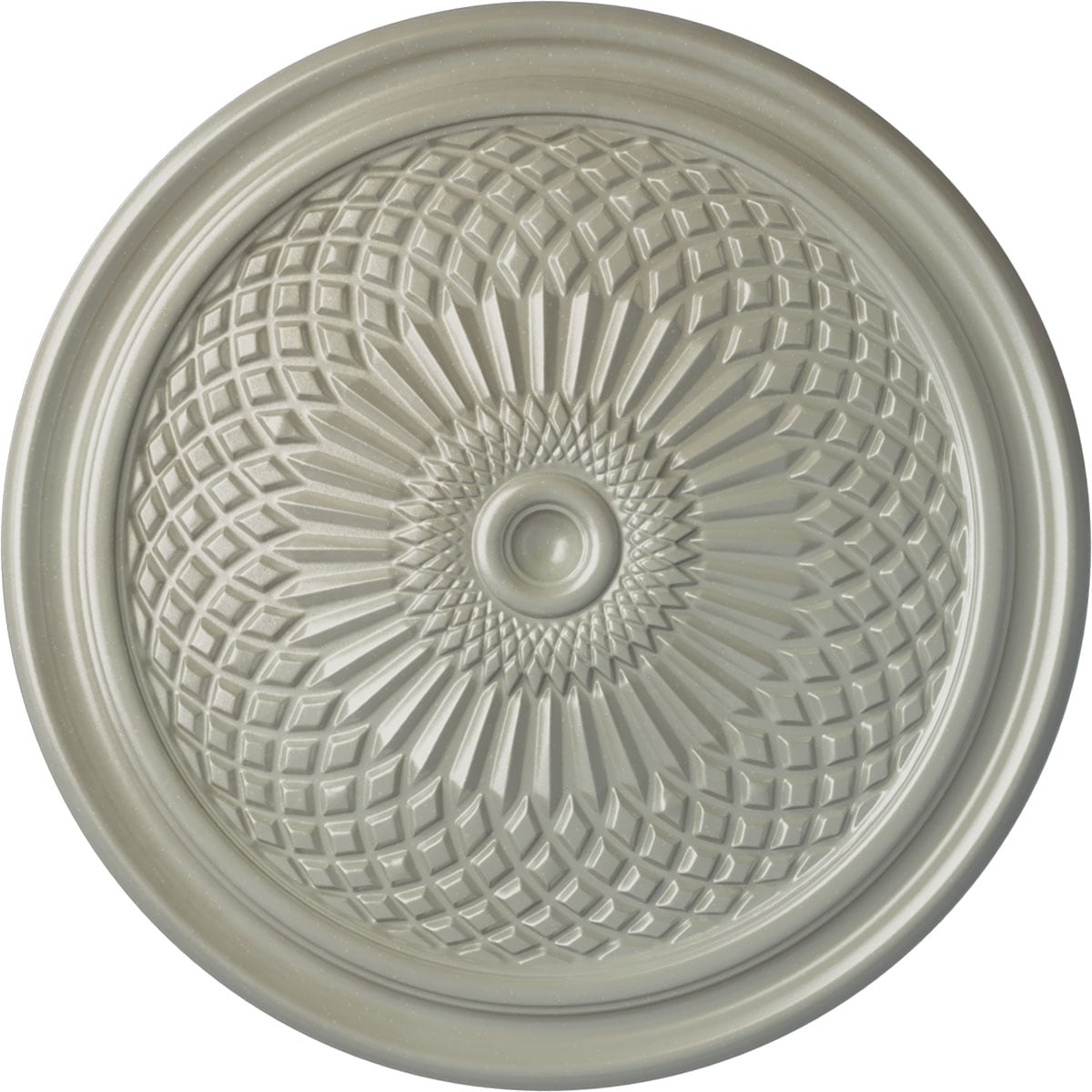 Ekena Millwork CM22TNFCS Trinity 22-in W x 22-in L Painted Flash Copper Polyurethane Whole Ceiling Medallion