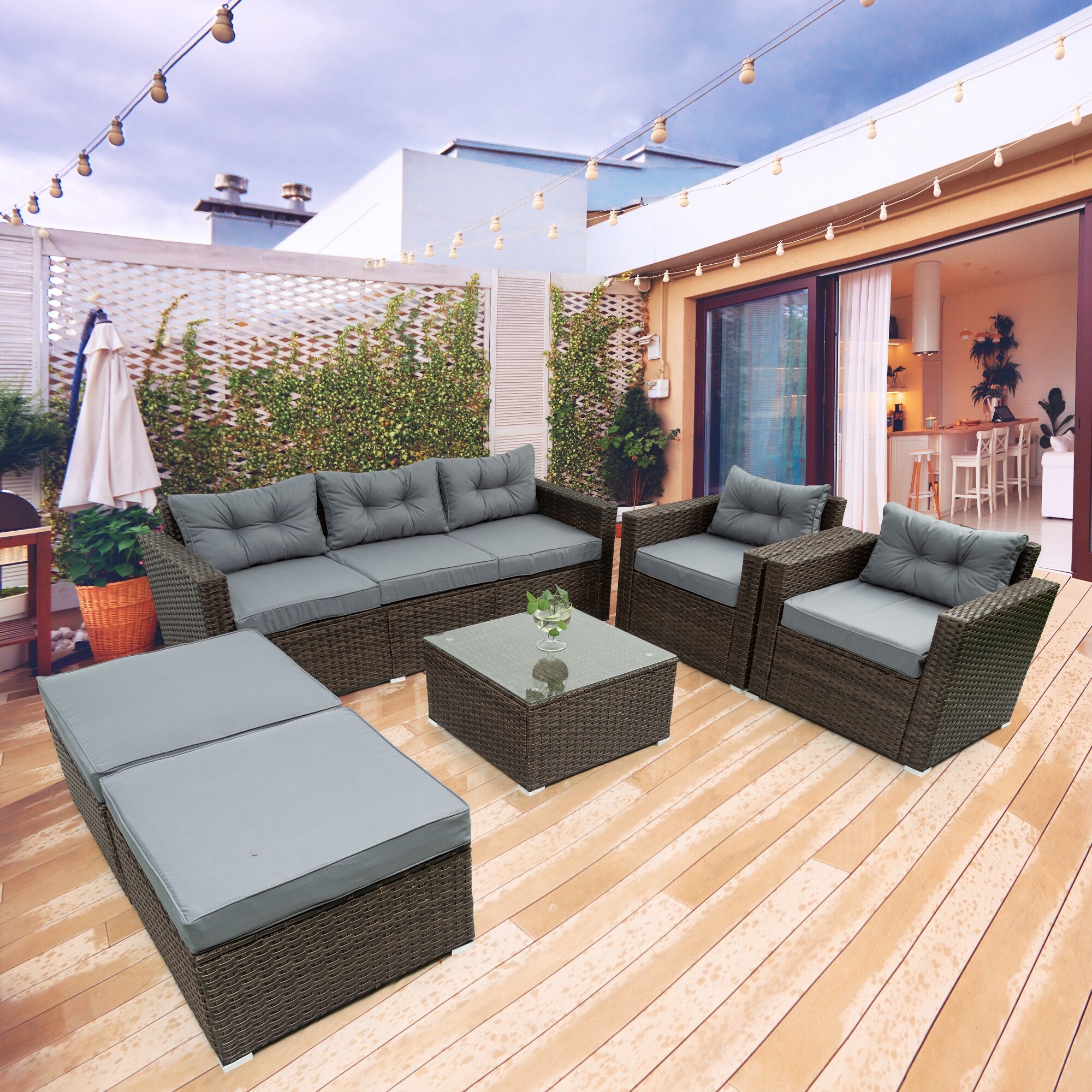 JIMSMAISON BOELEPS04BRO-GR Patio-Conversation-Sets - View #5