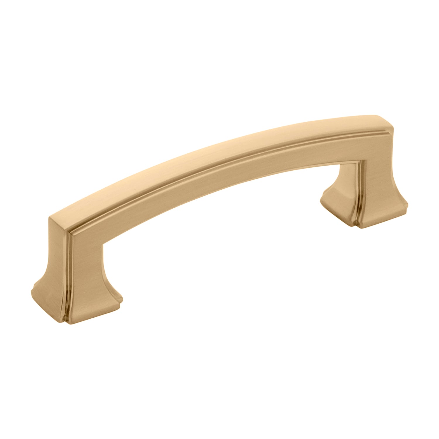 Hickory Hardware P3231-CBZ Bridges 3-in , 76mm Center to Center Champagne Bronze Rectangular Handle Drawer Pulls