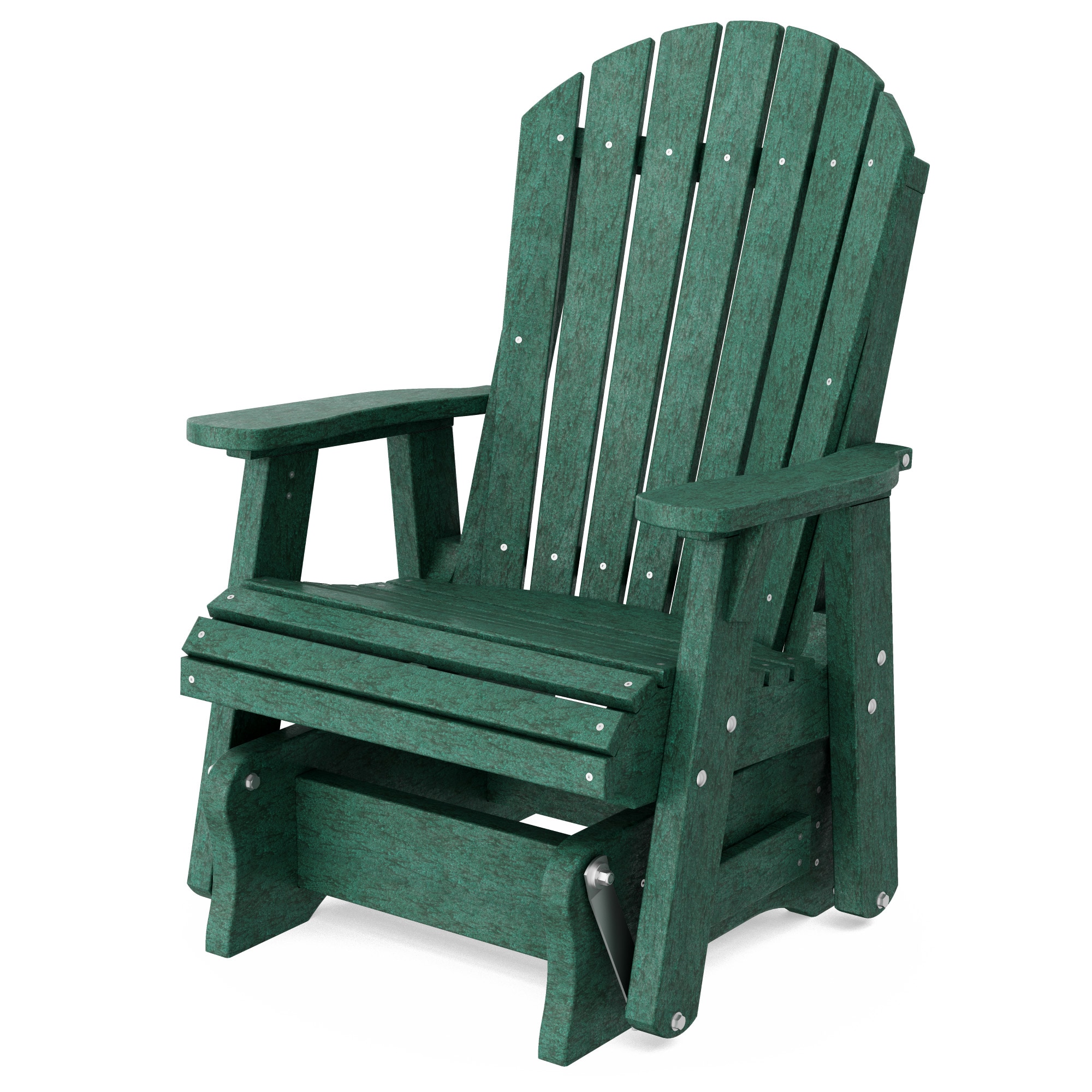 Wildridge LCC-106-TG Heritage 1 -person Turf Green HDPE Outdoor Glider