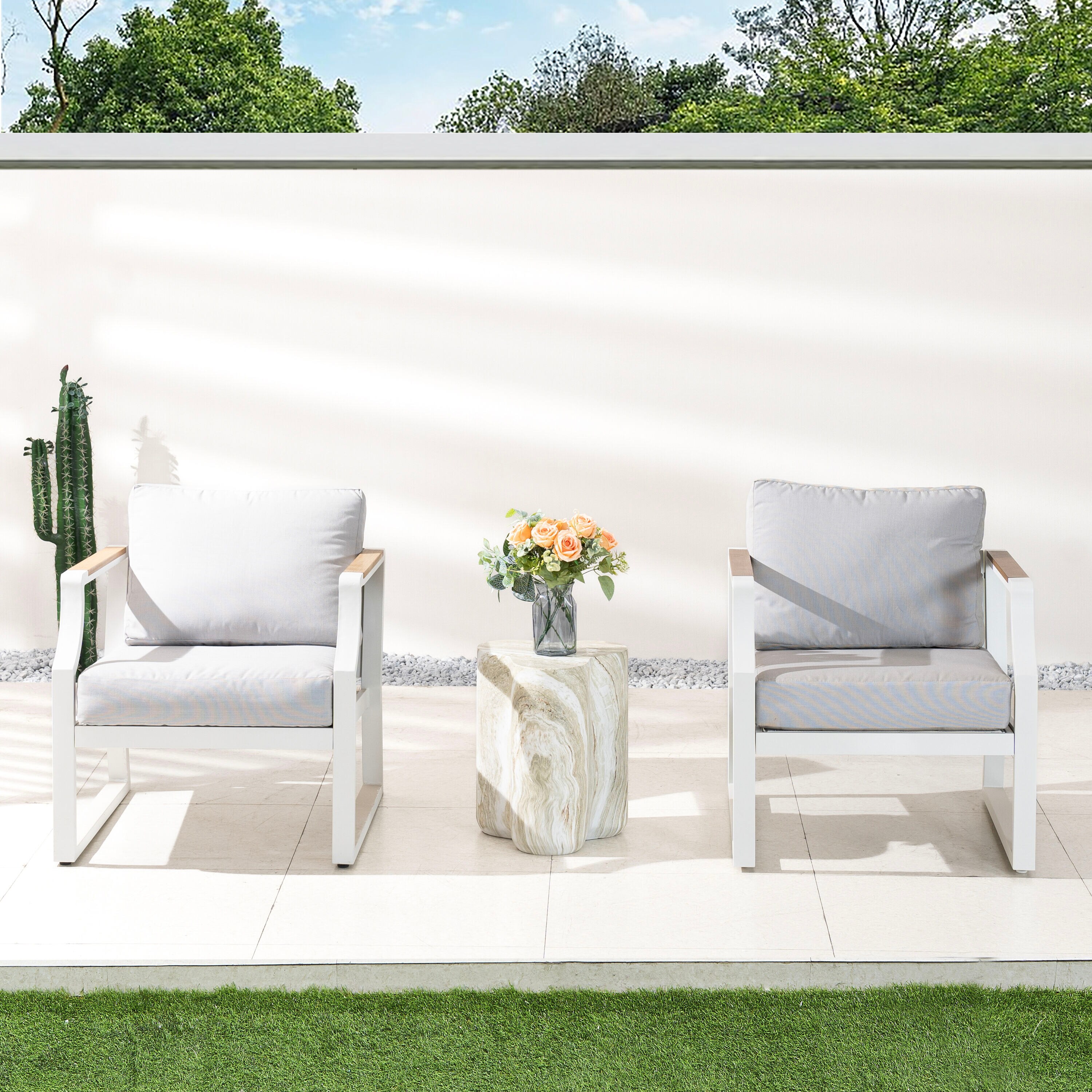 Direct Wicker DWC-230077ST2101W Patio-Conversation-Sets - View #3