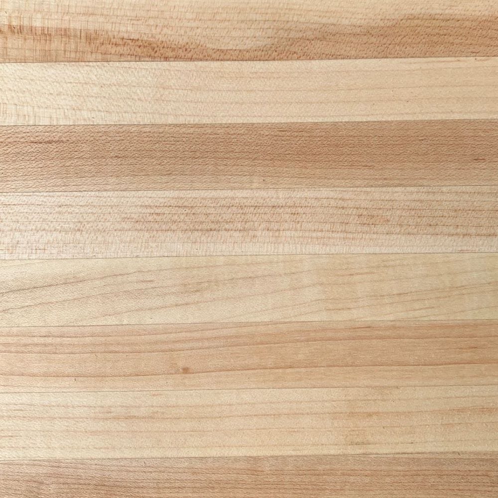 Bluegrass Butcher Block BBM001 1-in x 1.5-in Natural Maple Wood Butcher block Countertop