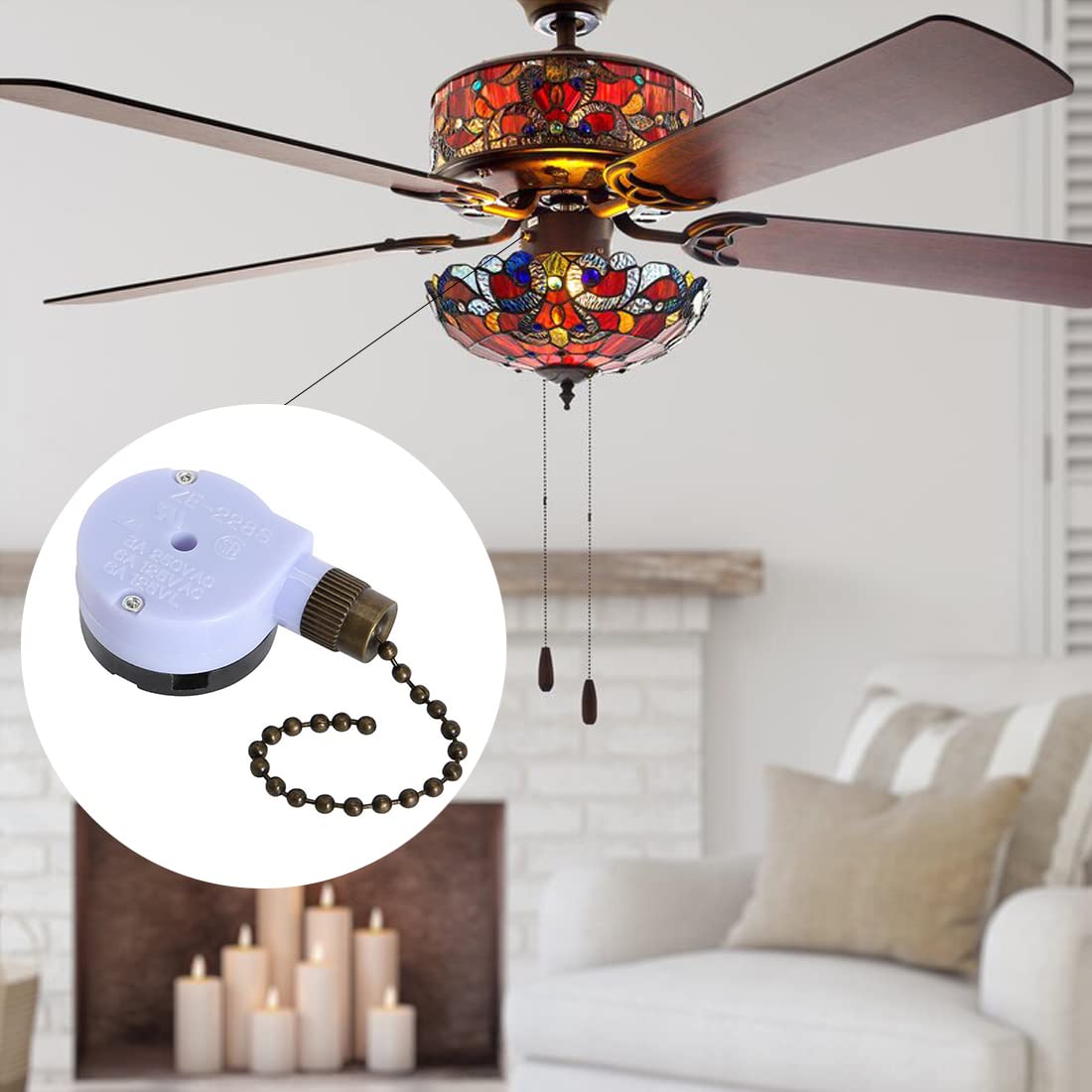 Anqtovp LAN0817N420 Ceiling-Fan-Mtg-Hdwr - View #3