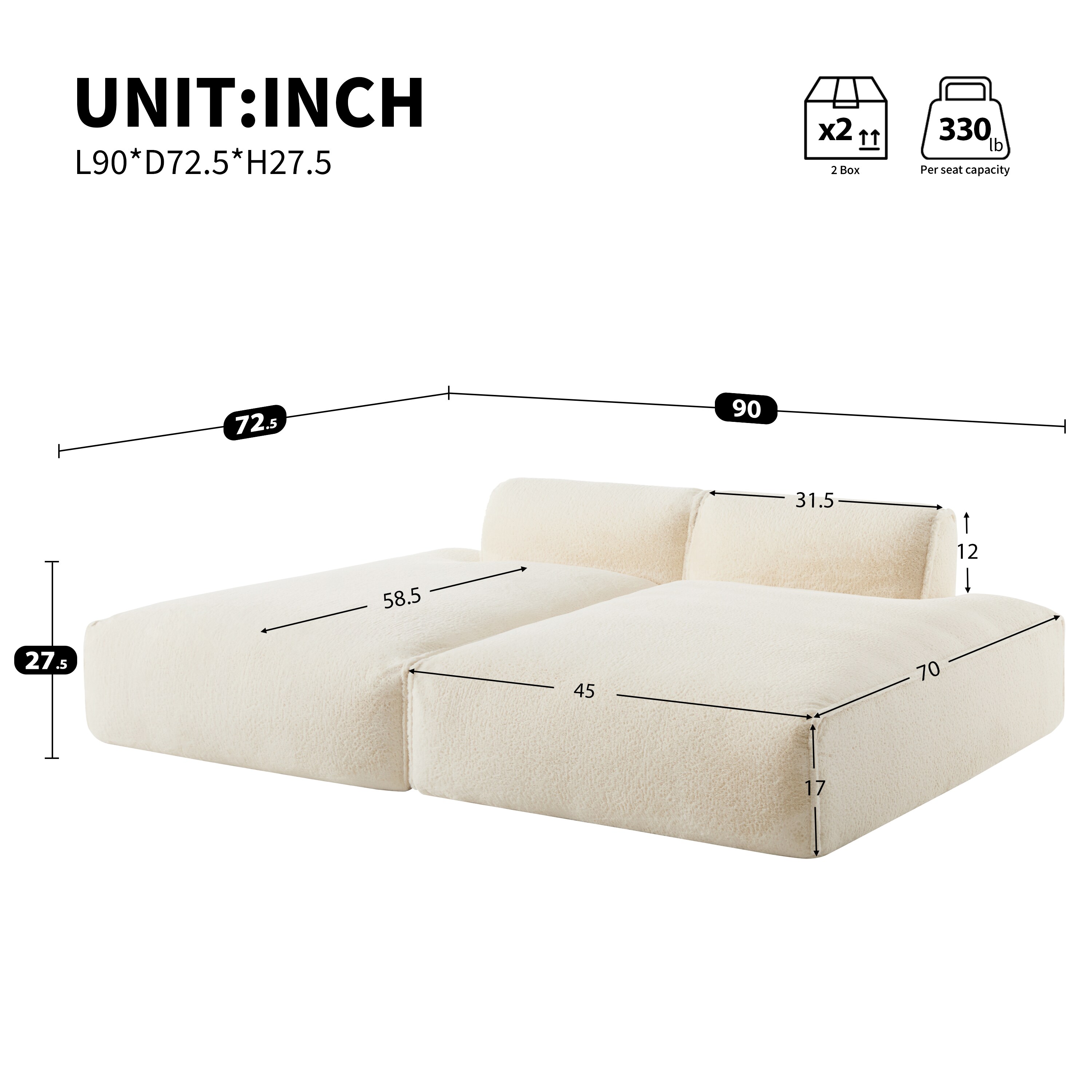 ModernLuxe N723S9701A Sofas-Loveseats - View #19