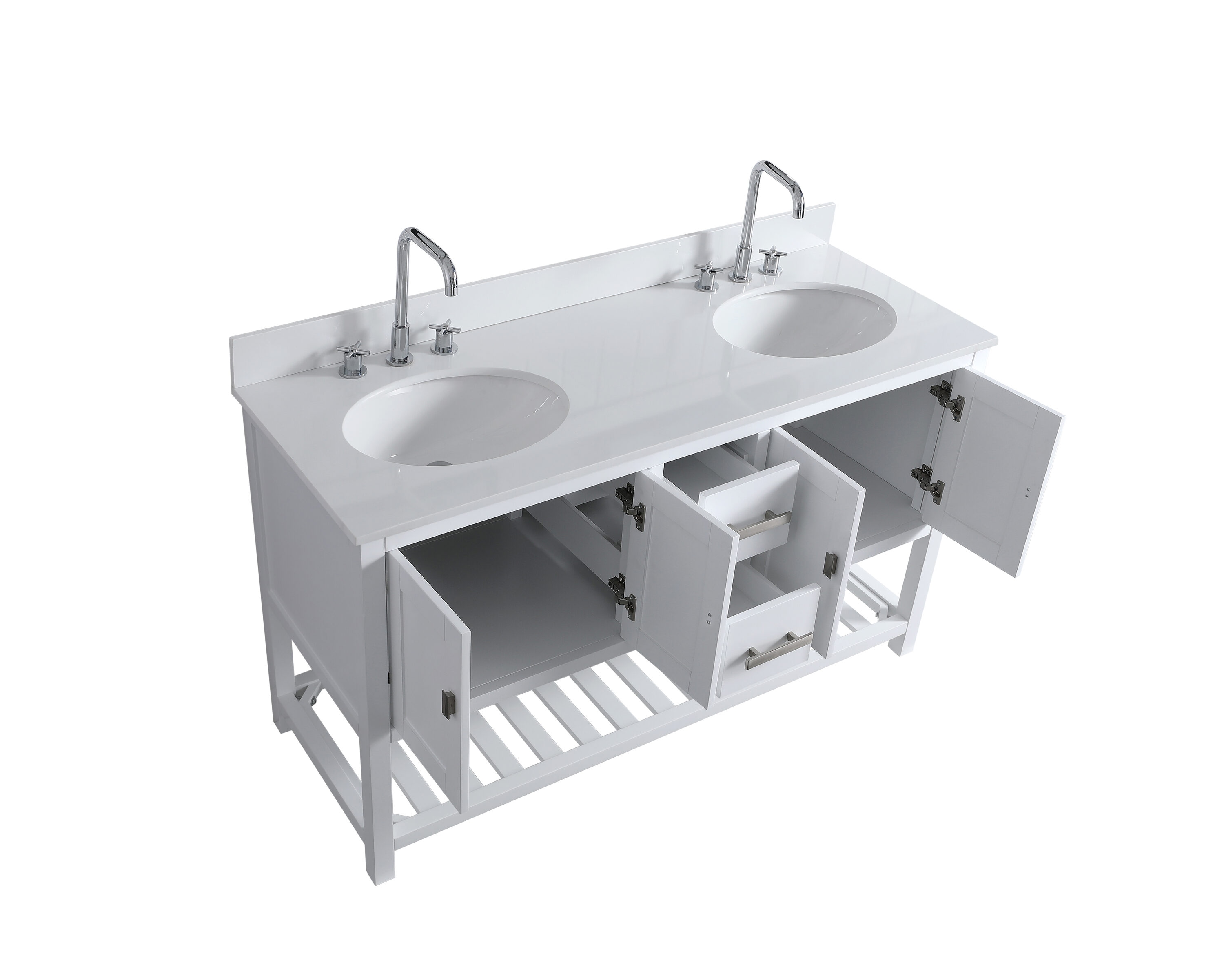 Design Element DEC055-60-W-CB vanities - View #5