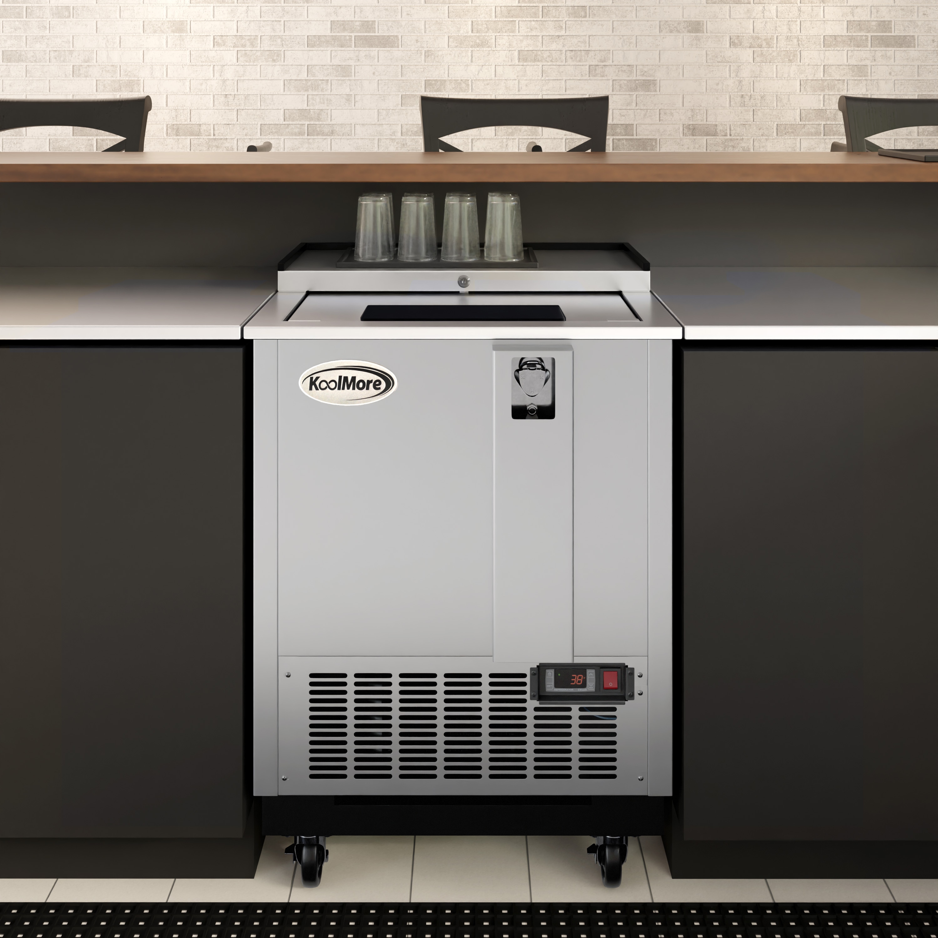 KoolMore LOW-KM-BOC25-SS Commercial-Refrigerators - View #2